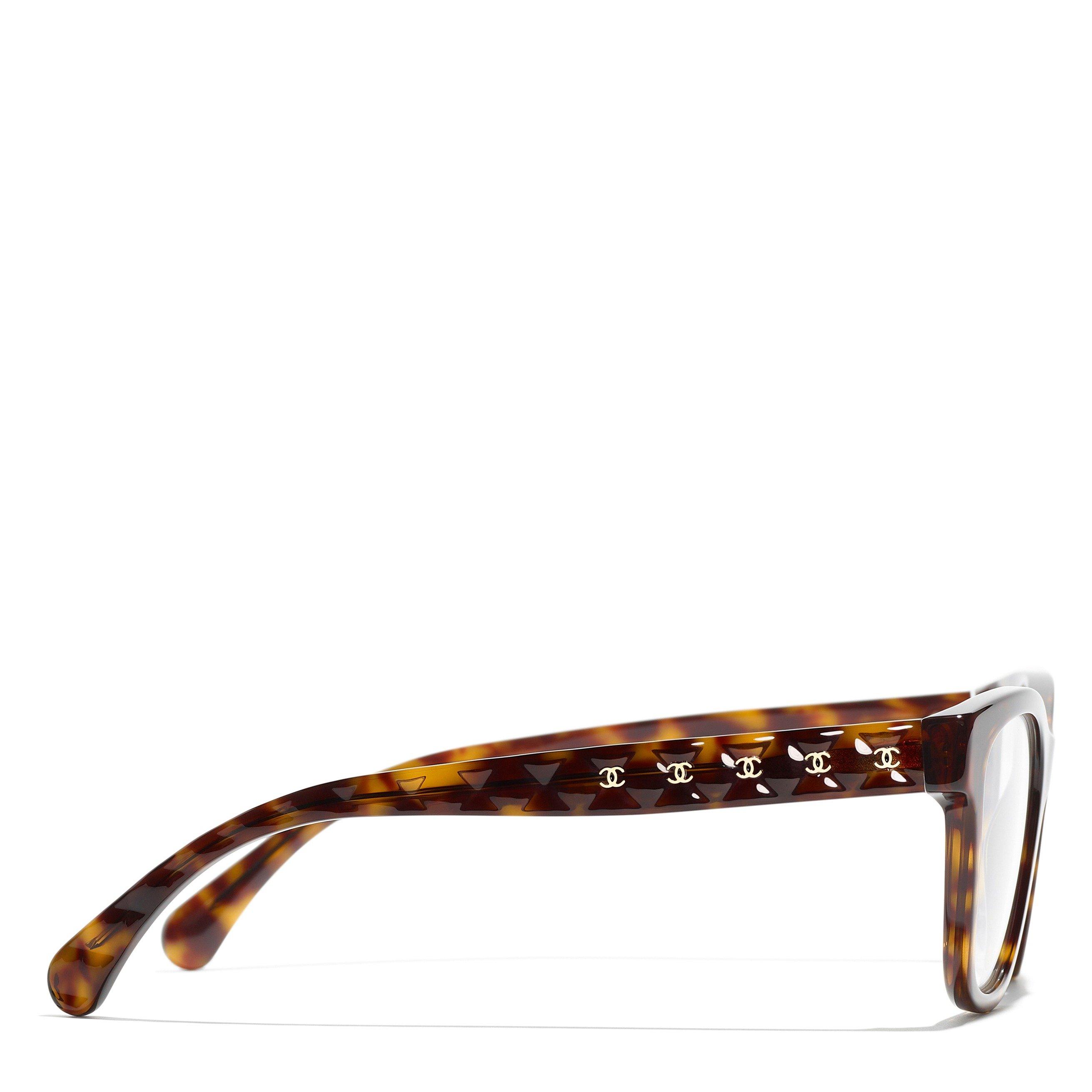 BROWN HAVANA - CHANEL - CHANEL F SQUARE ACETATEOPTICAL - 3