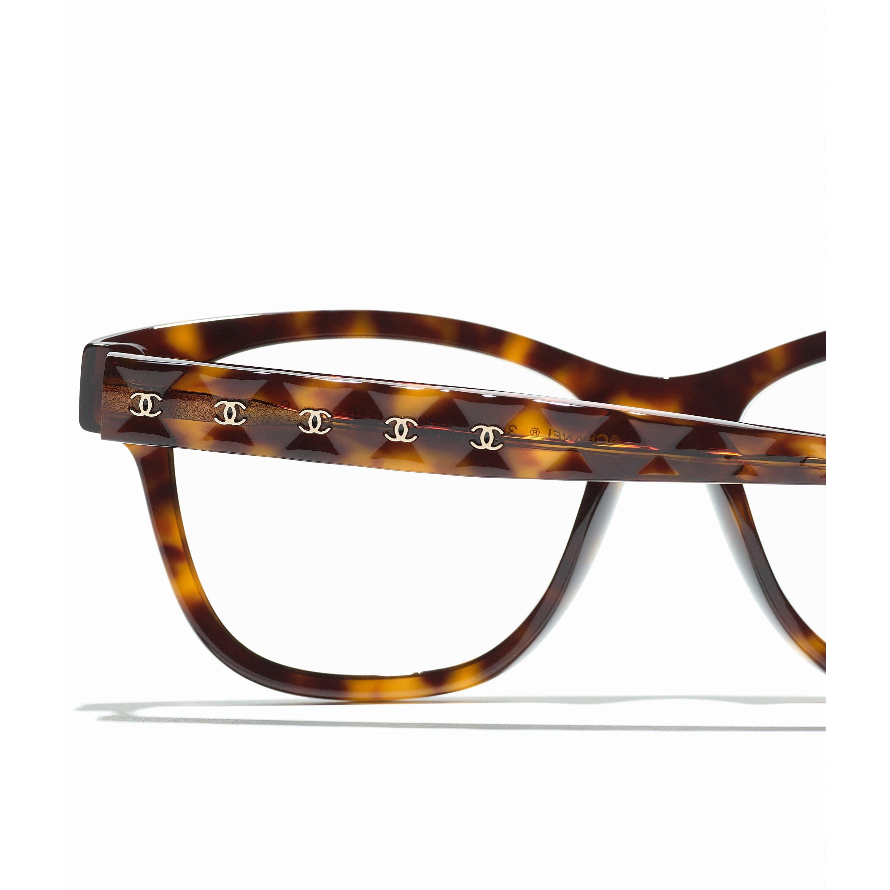 BROWN HAVANA - CHANEL - CHANEL F SQUARE ACETATEOPTICAL - 4