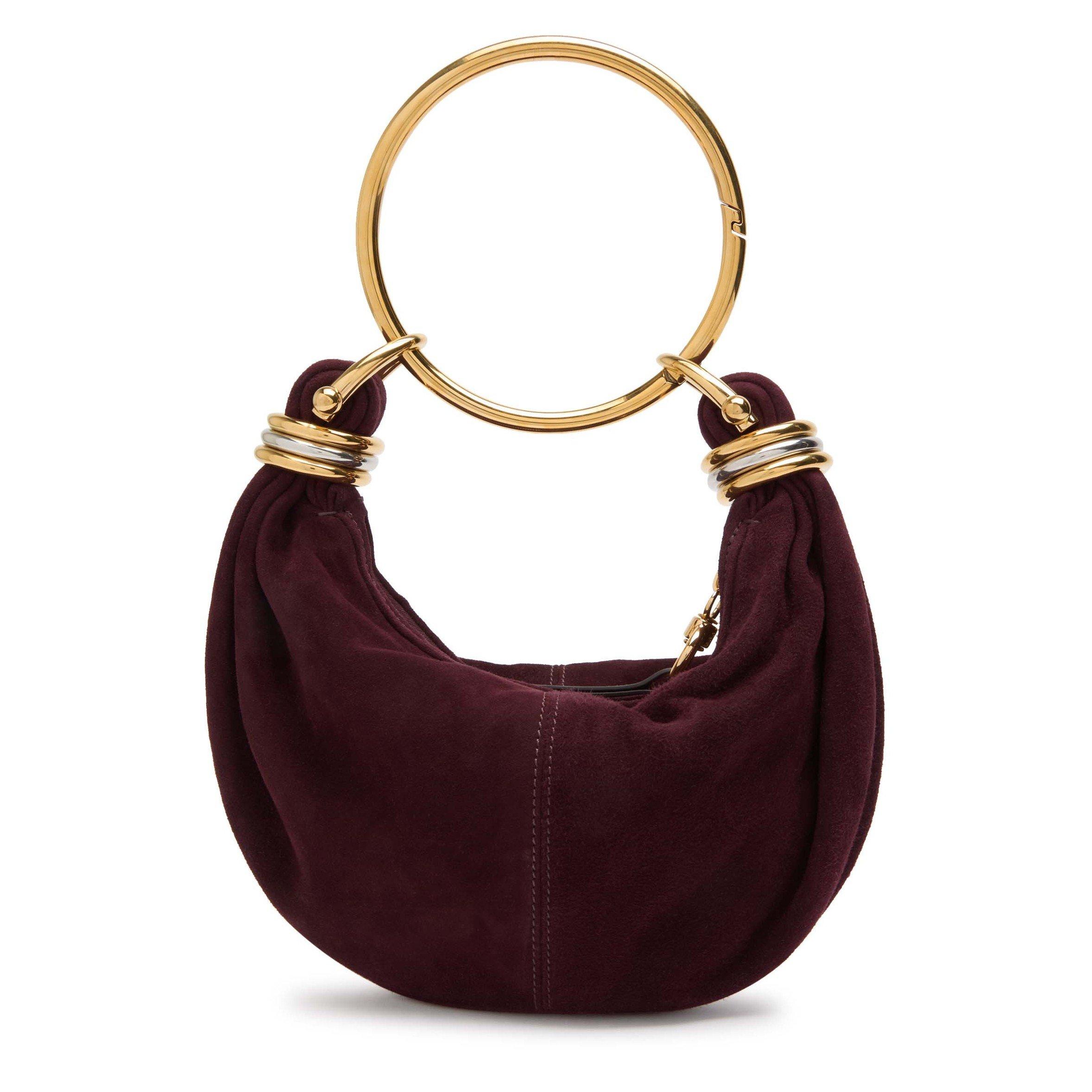 BURGUNDY - Chloe - BRACELET LOOP BAG