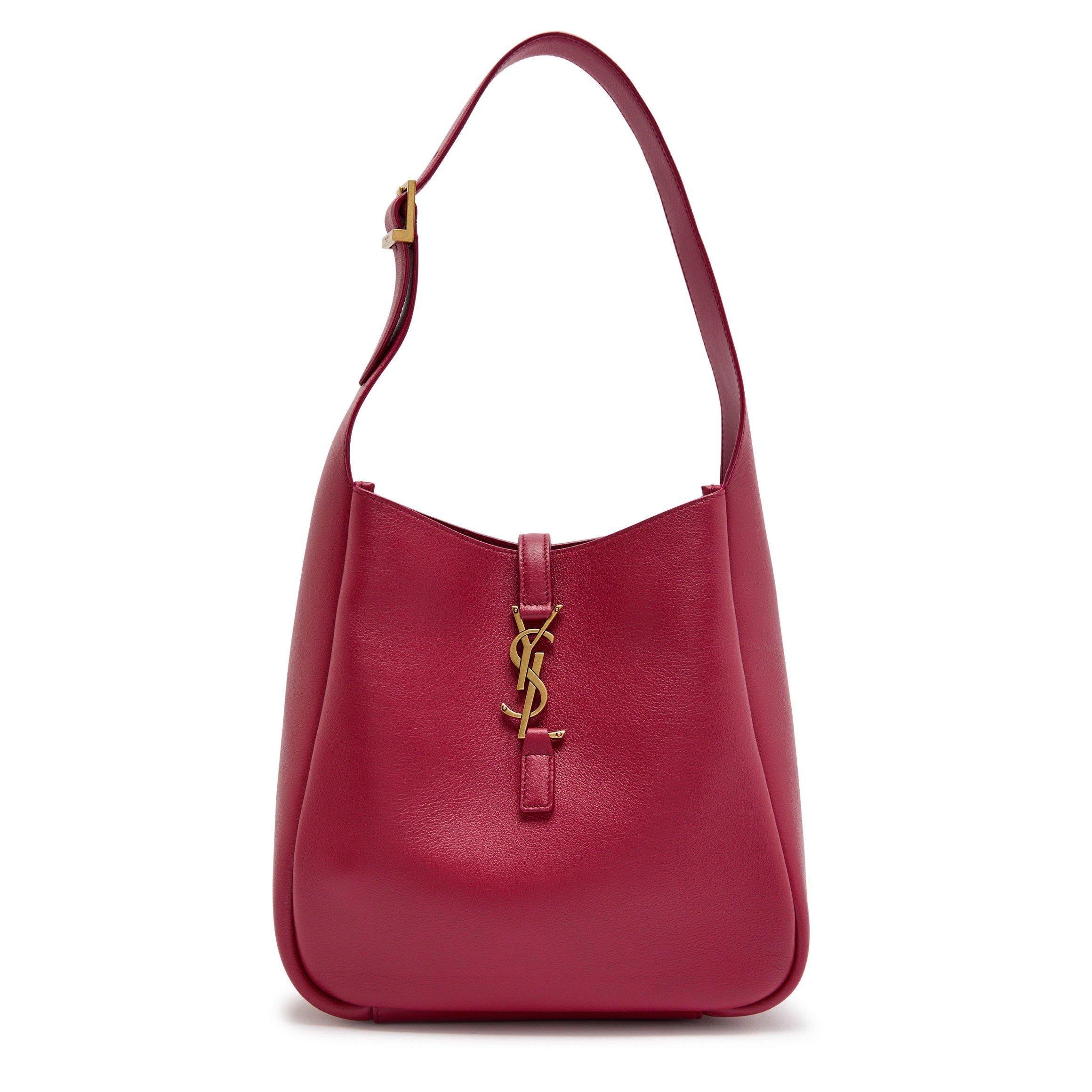 DARK PINK - Saint Laurent - 5 A 7 HOBO SMALL - 1