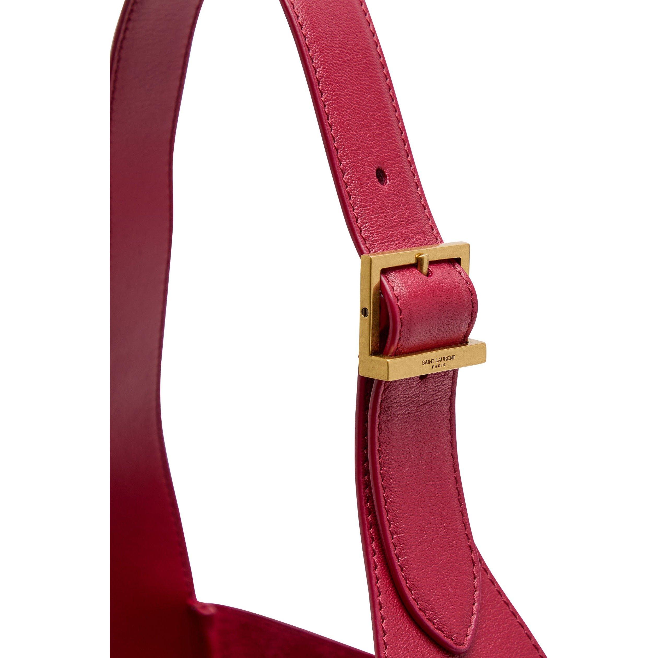 DARK PINK - Saint Laurent - 5 A 7 HOBO SMALL - 4