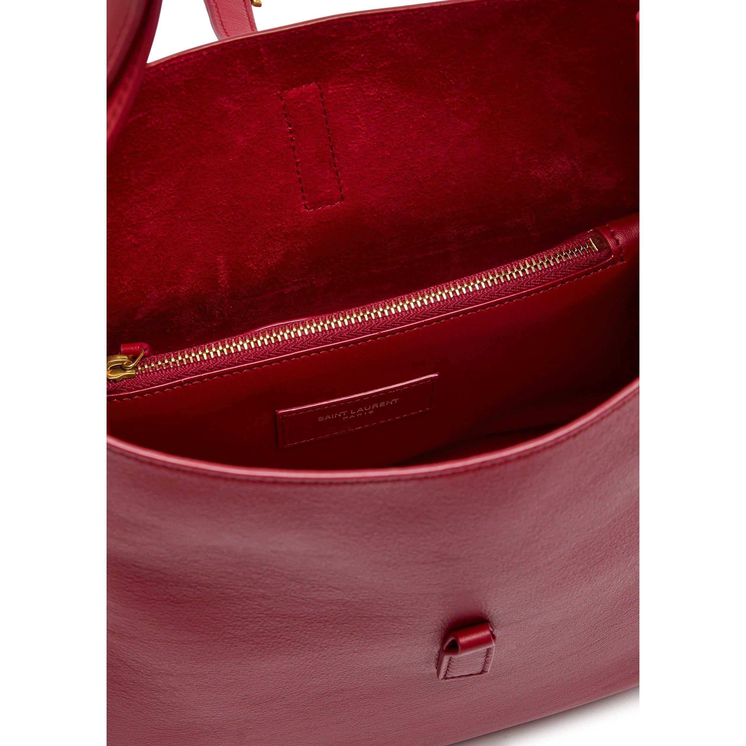 DARK PINK - Saint Laurent - 5 A 7 HOBO SMALL - 5