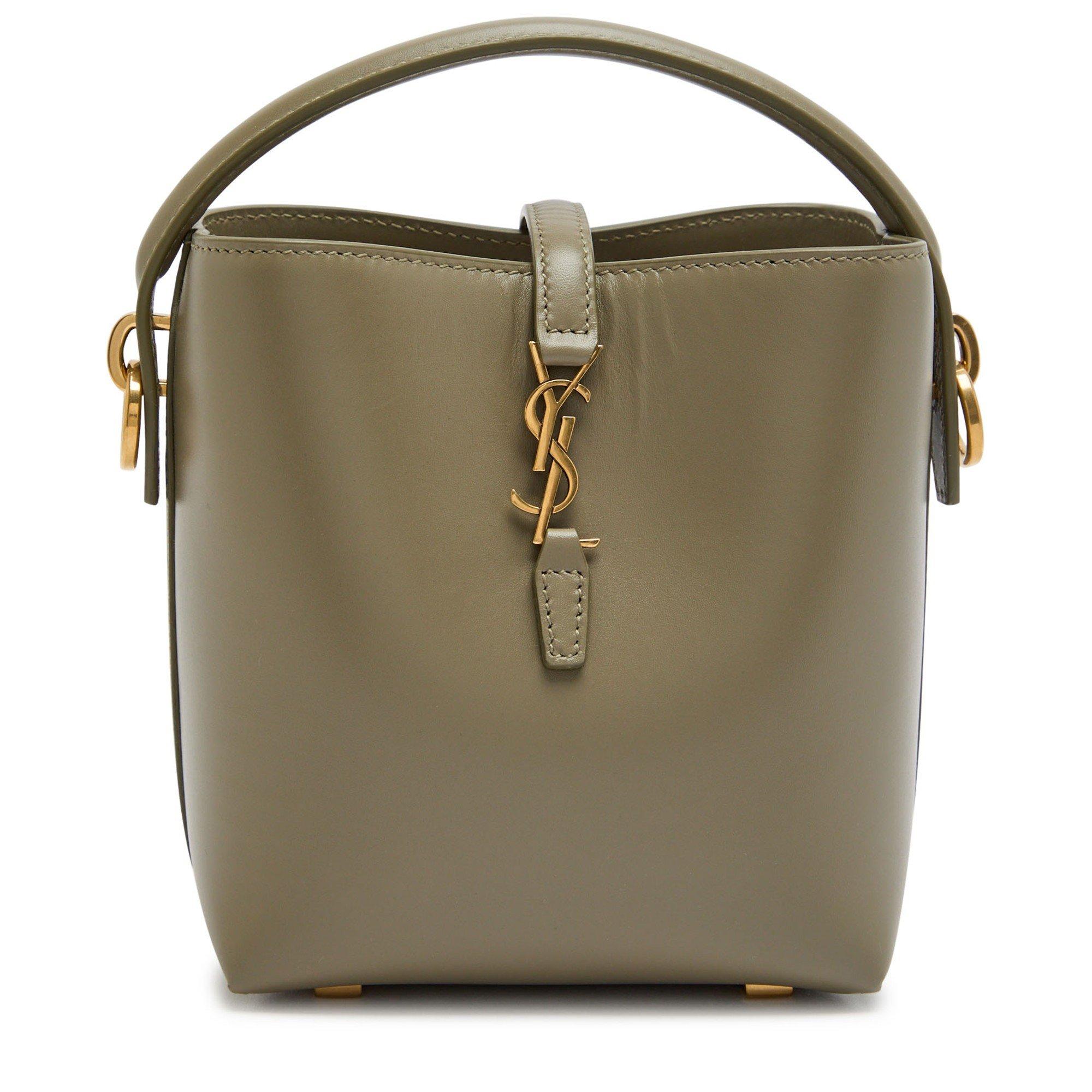 GREEN - Saint Laurent - MINI 37 BUCKET BAG - 1