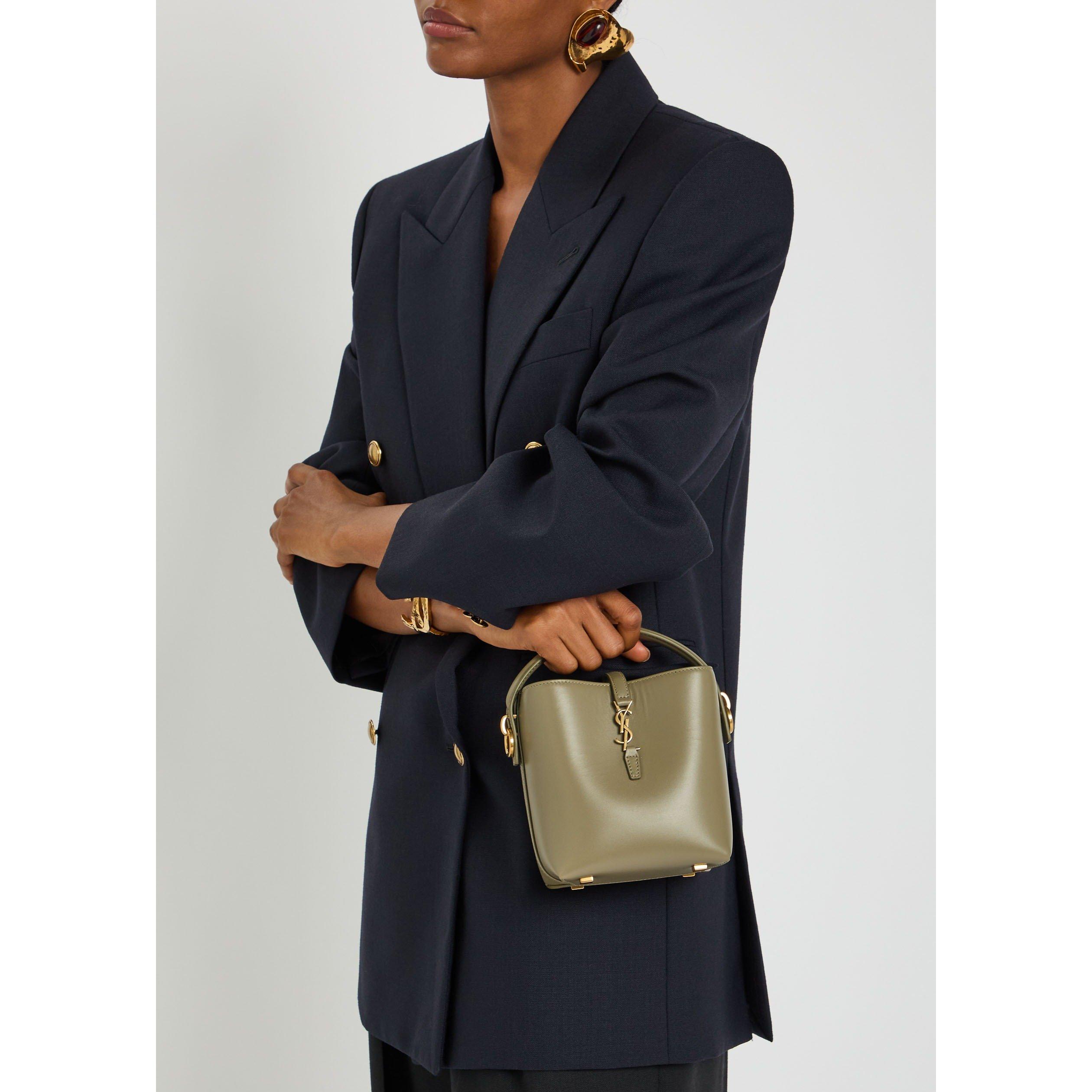 GREEN - Saint Laurent - MINI 37 BUCKET BAG - 3