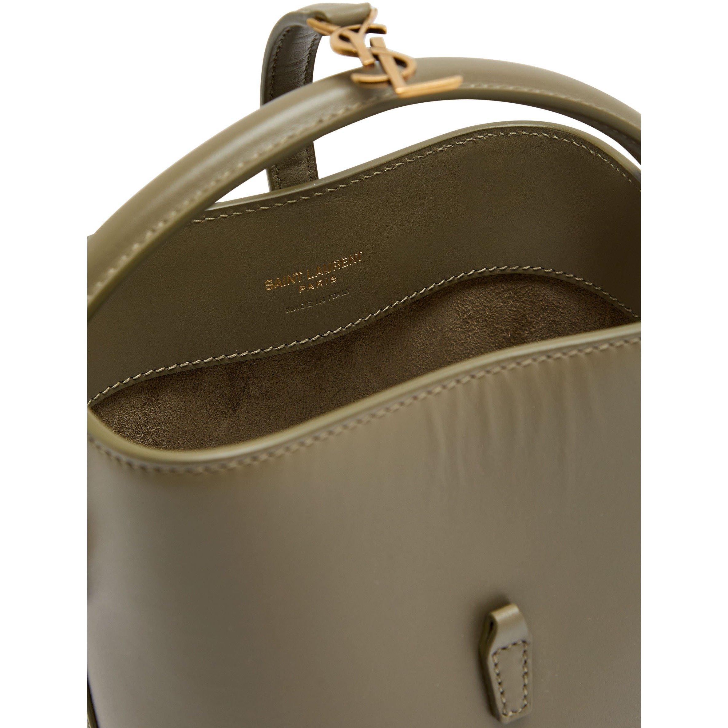 GREEN - Saint Laurent - MINI 37 BUCKET BAG - 5