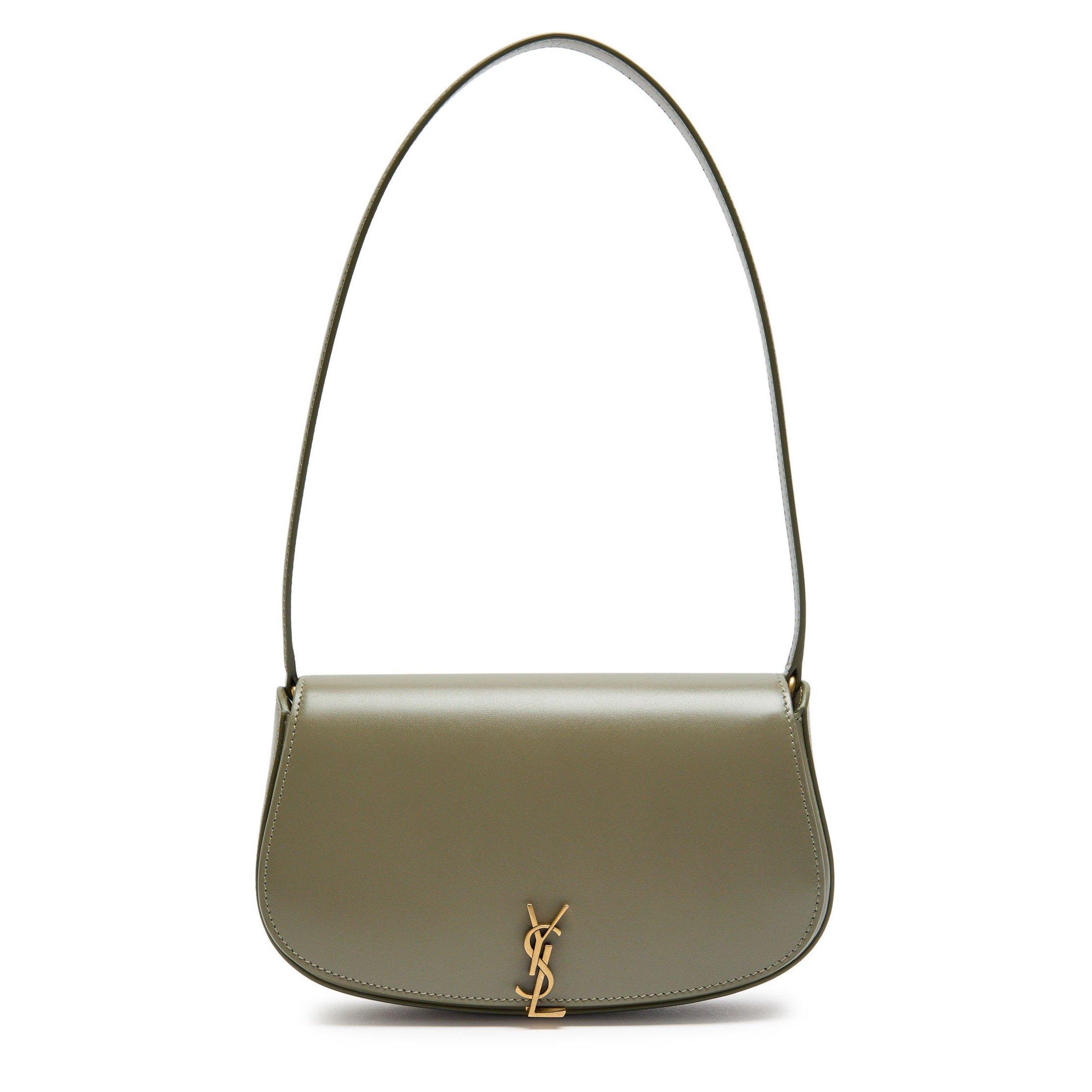 GREEN - Saint Laurent - DEMI LUNE LOGO BAG - 1