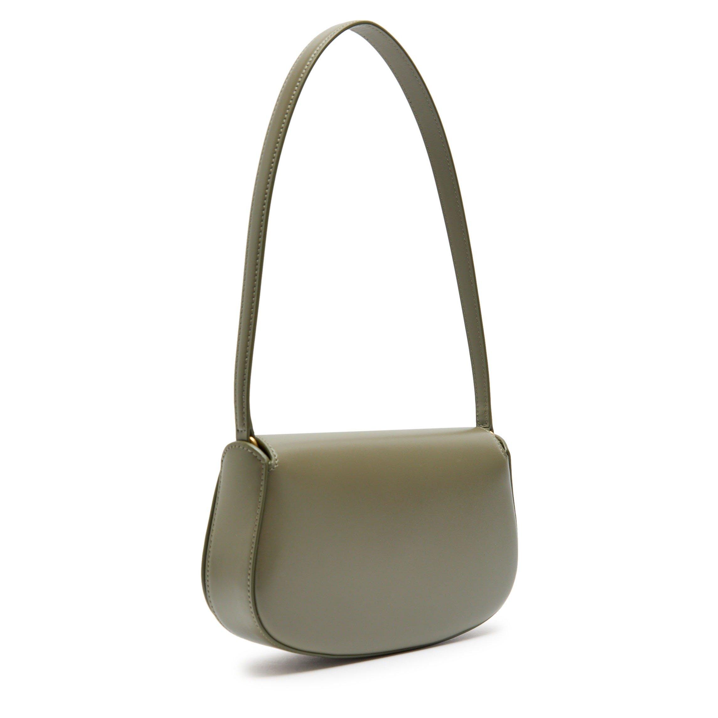 GREEN - Saint Laurent - DEMI LUNE LOGO BAG - 2