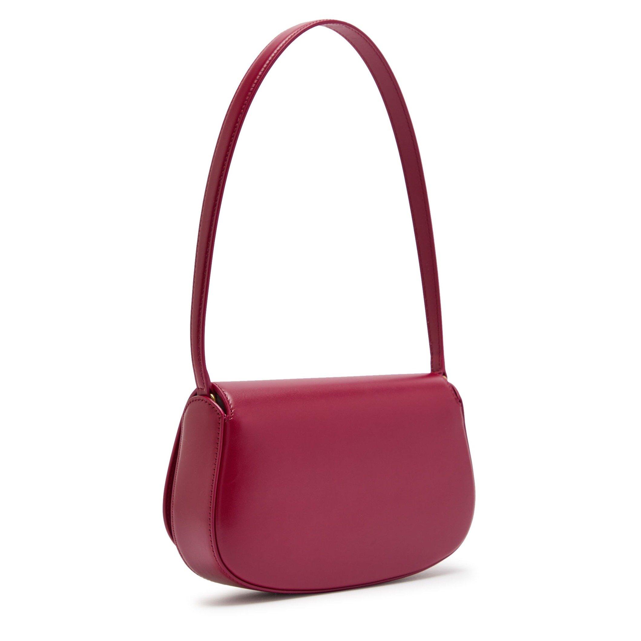 DARK PINK - Saint Laurent - DEMI LUNE LOGO BAG - 2
