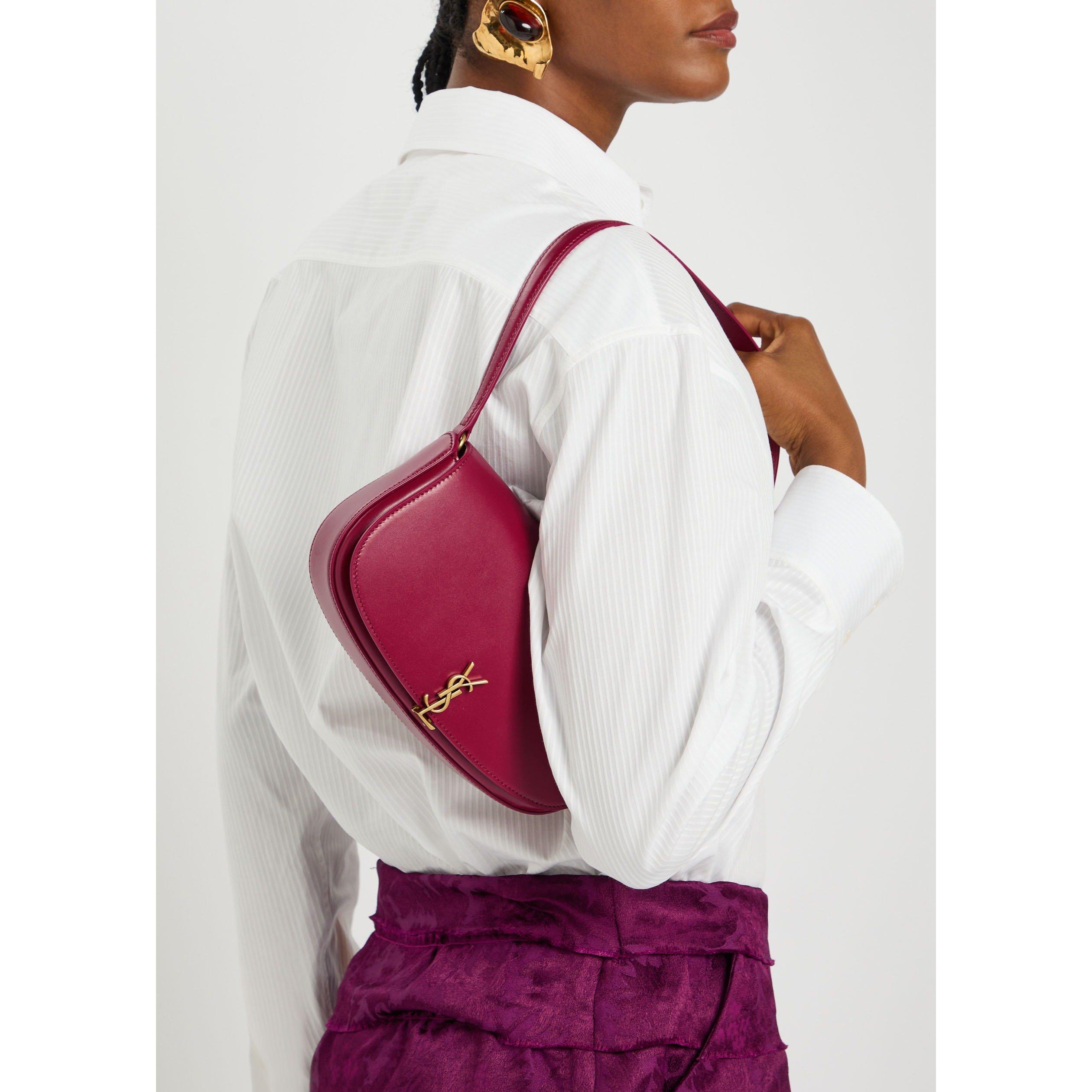 DARK PINK - Saint Laurent - DEMI LUNE LOGO BAG - 3