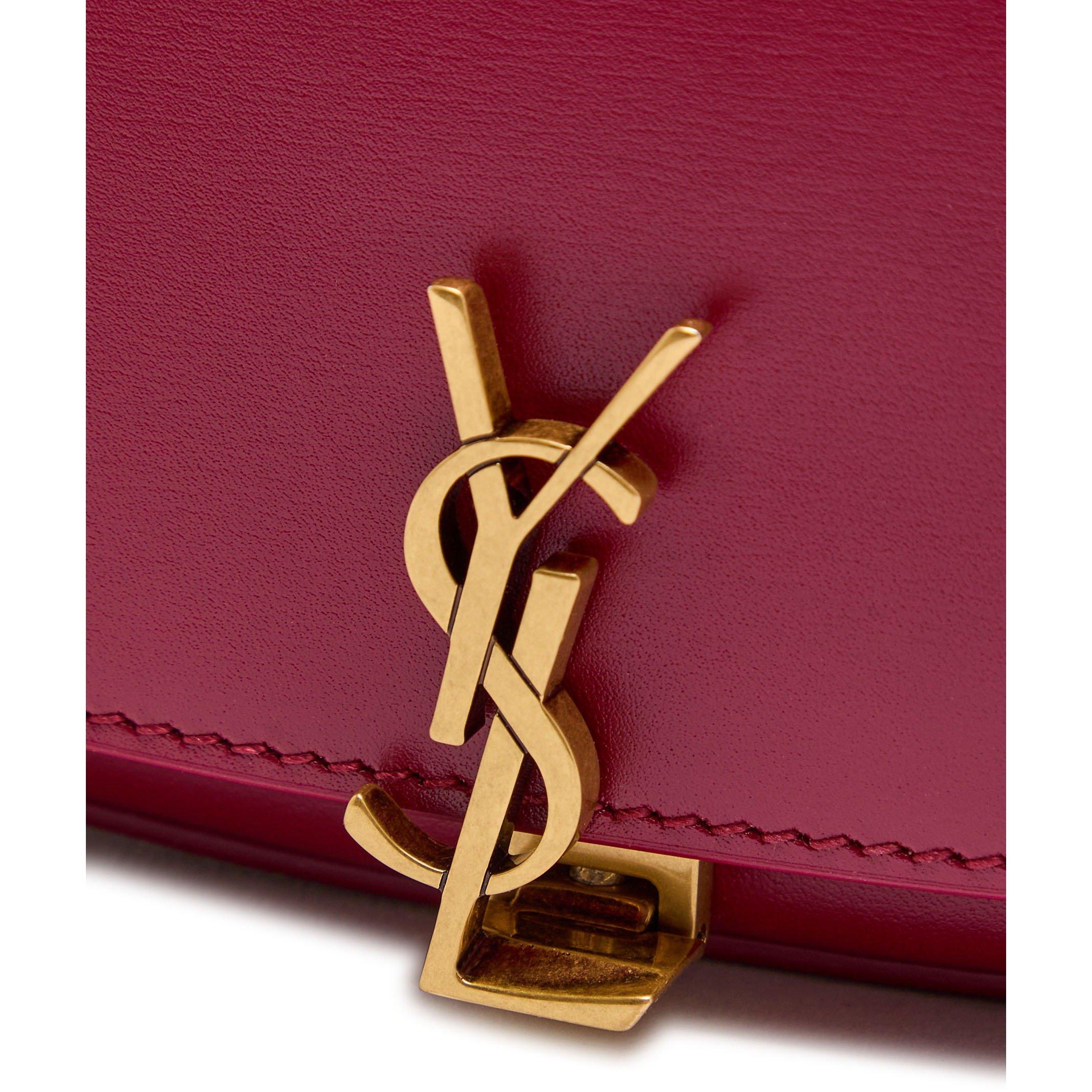 DARK PINK - Saint Laurent - DEMI LUNE LOGO BAG - 4