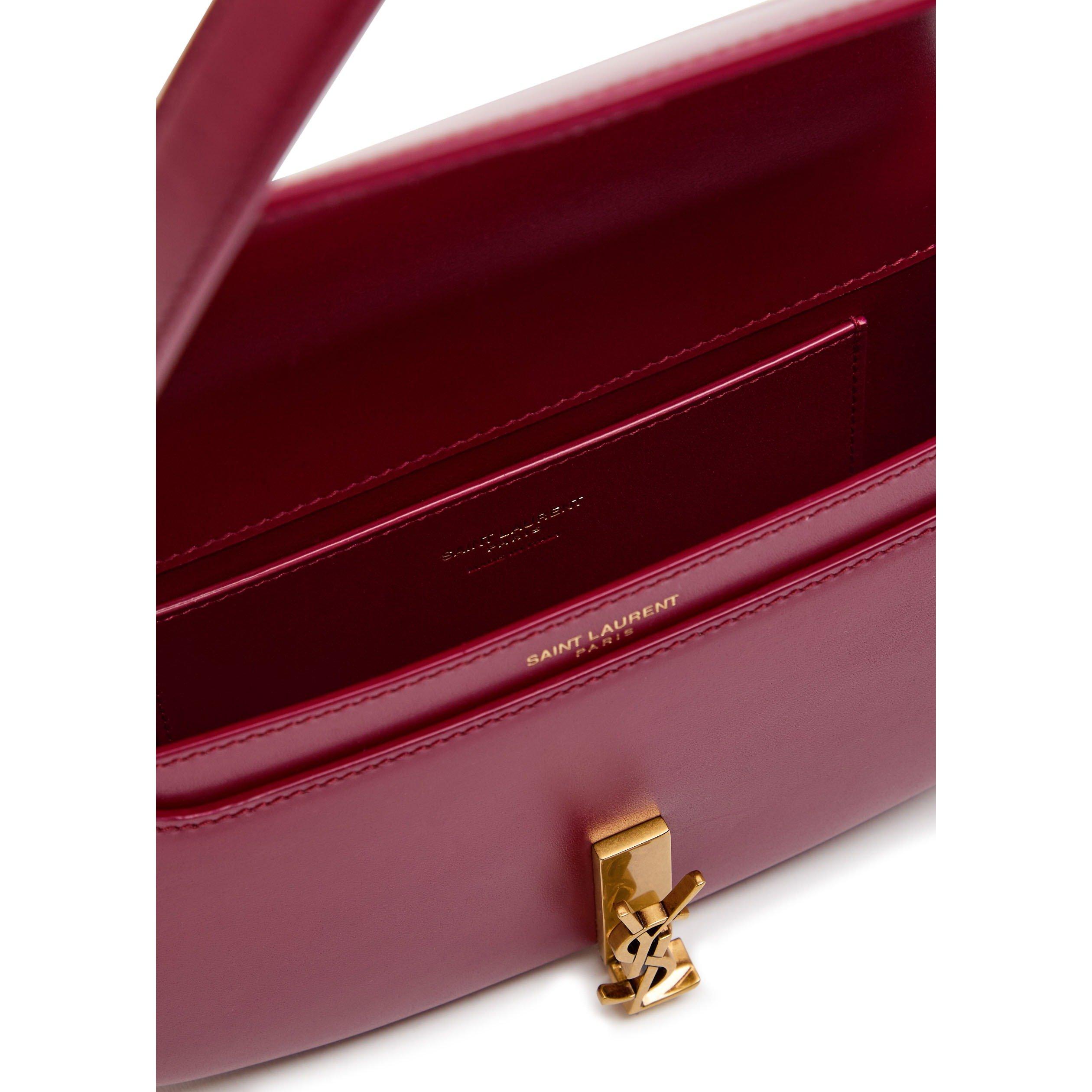 DARK PINK - Saint Laurent - DEMI LUNE LOGO BAG - 5