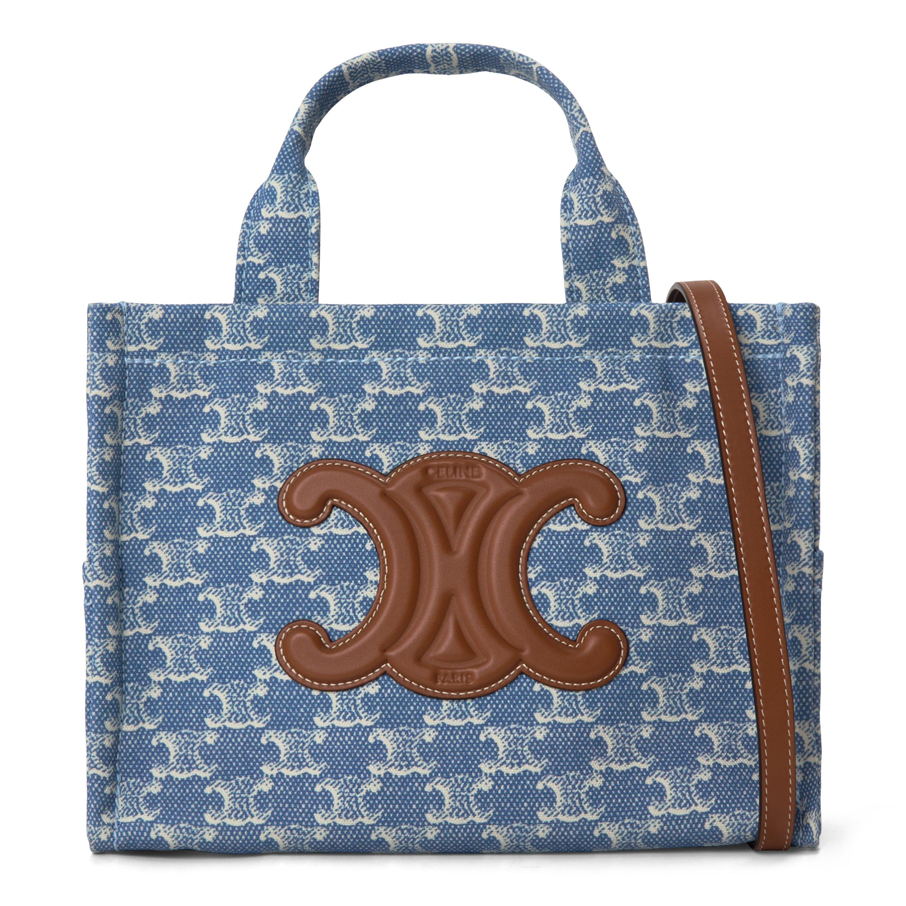 DENIM - Celine - Small Cabas-Textile W/Tri - 1