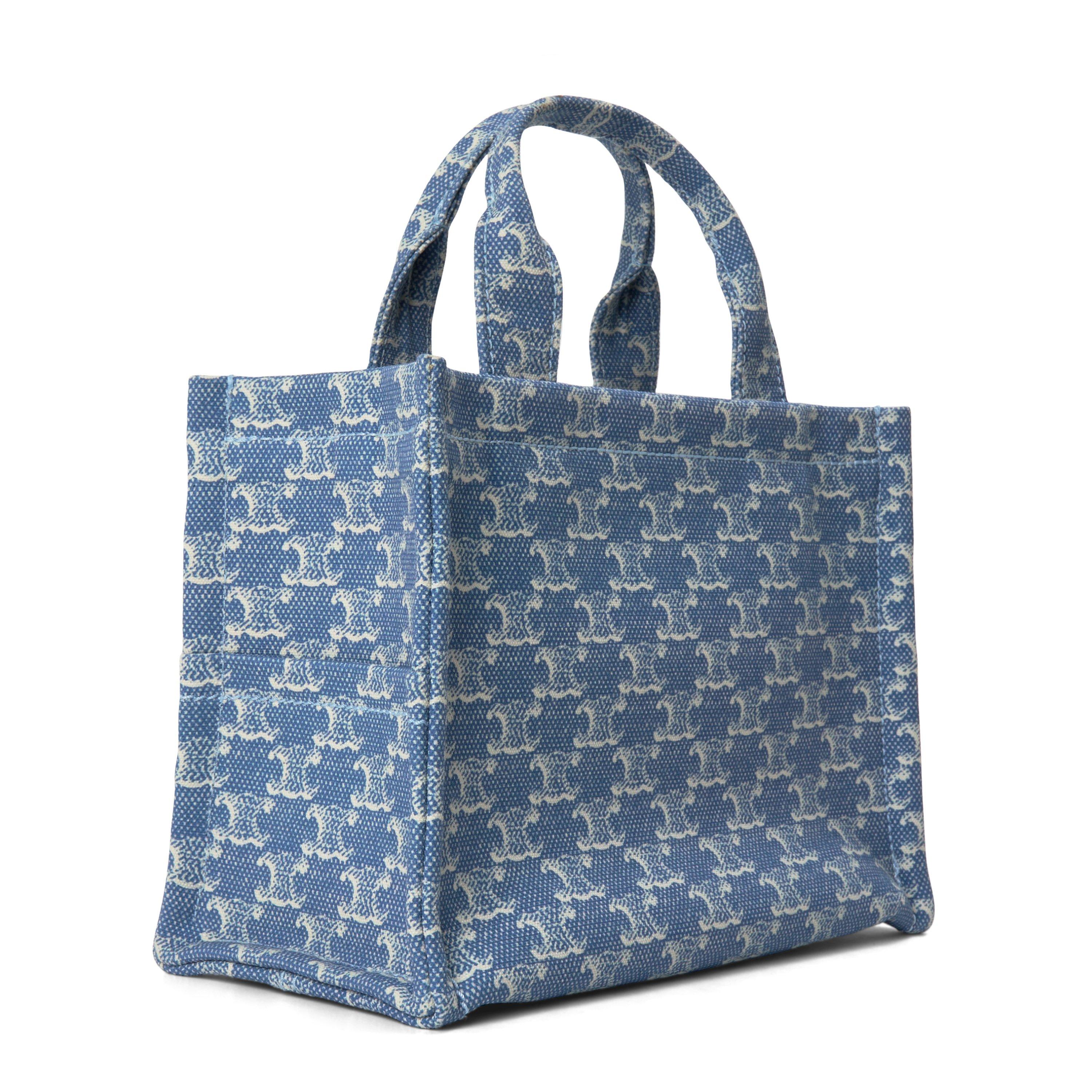 DENIM - Celine - Small Cabas-Textile W/Tri - 2