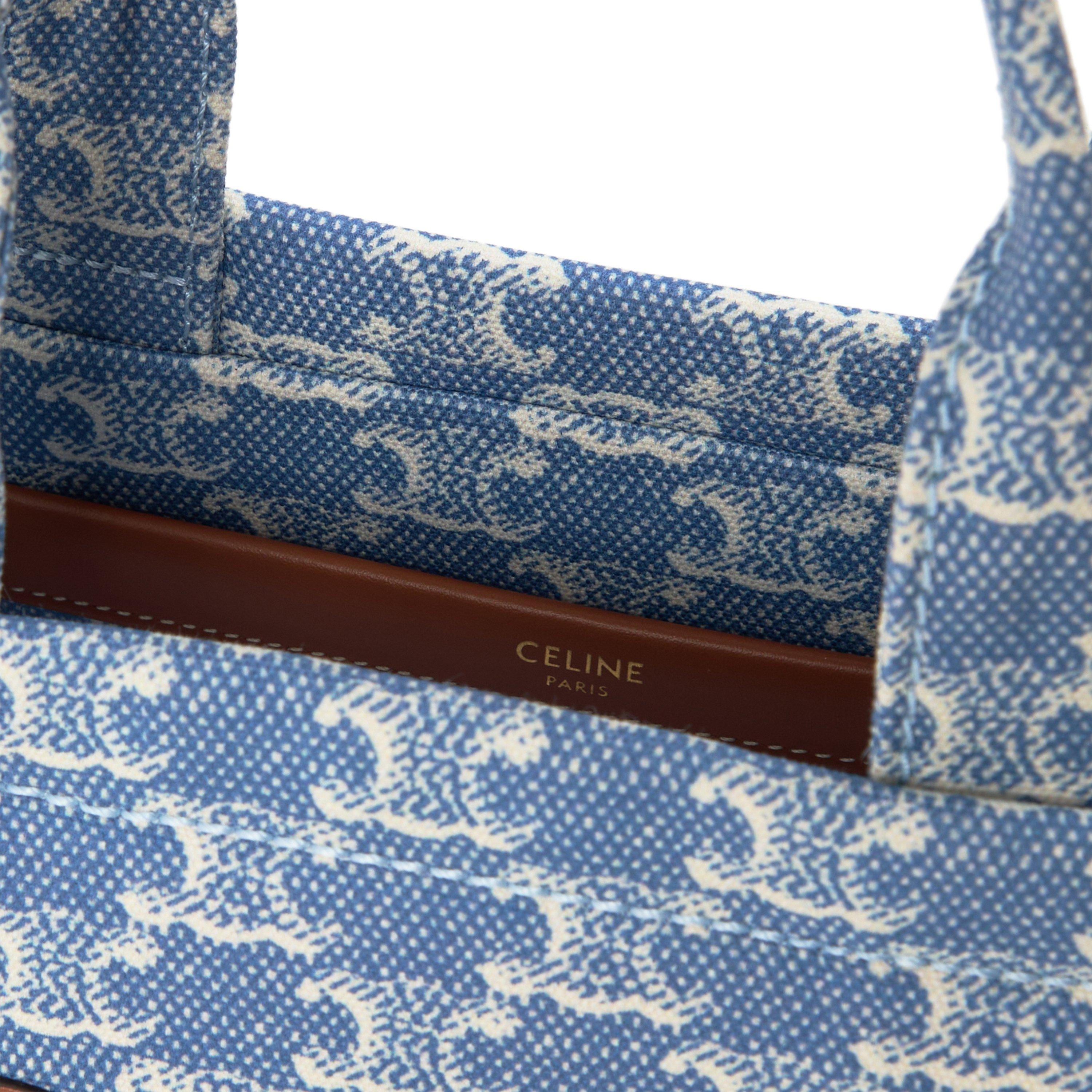 DENIM - Celine - Small Cabas-Textile W/Tri - 4