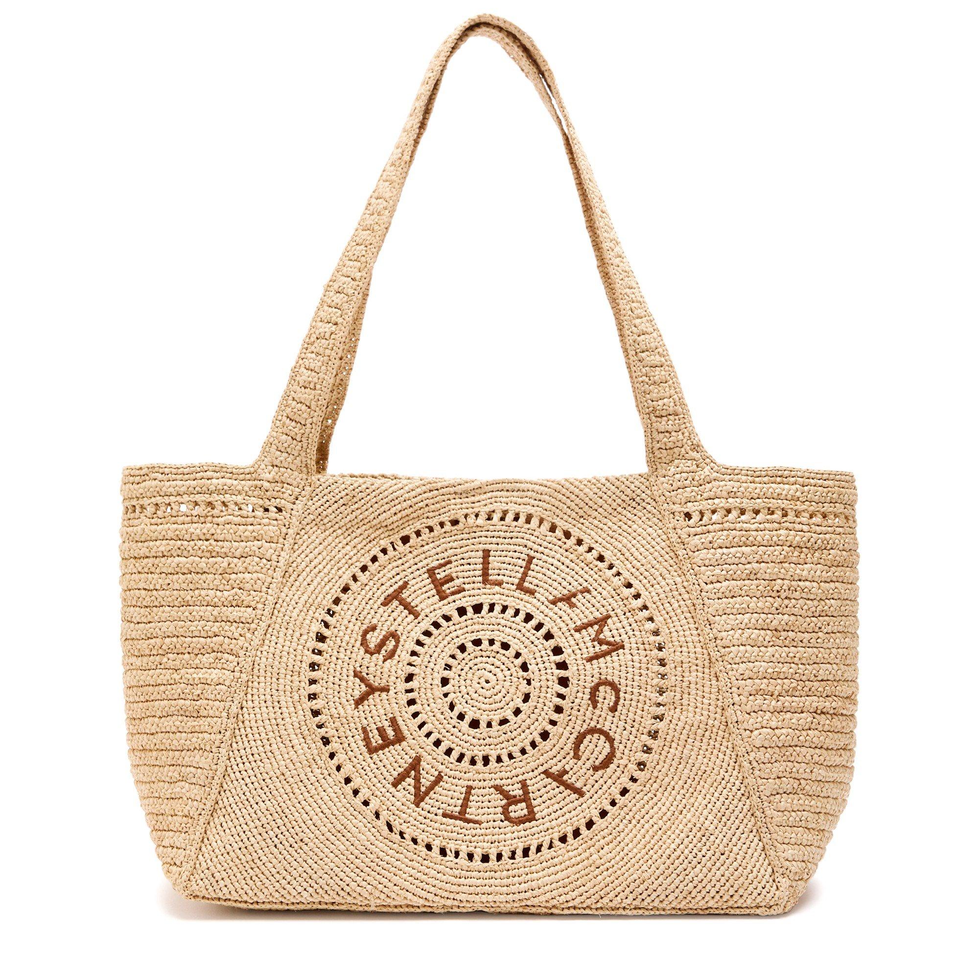 NATURAL - Stella McCartney - Tote Bag Eco Crochet Rafia