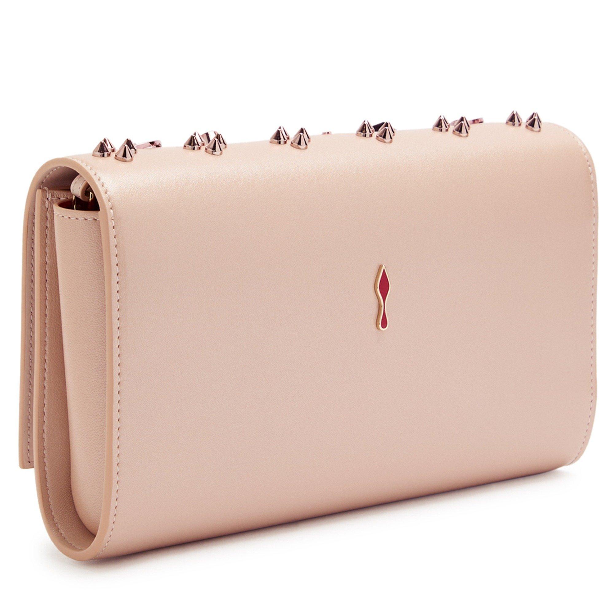 TAN - Christian Louboutin - PALOMA CLUTCH LOUBINTHESKY - 2