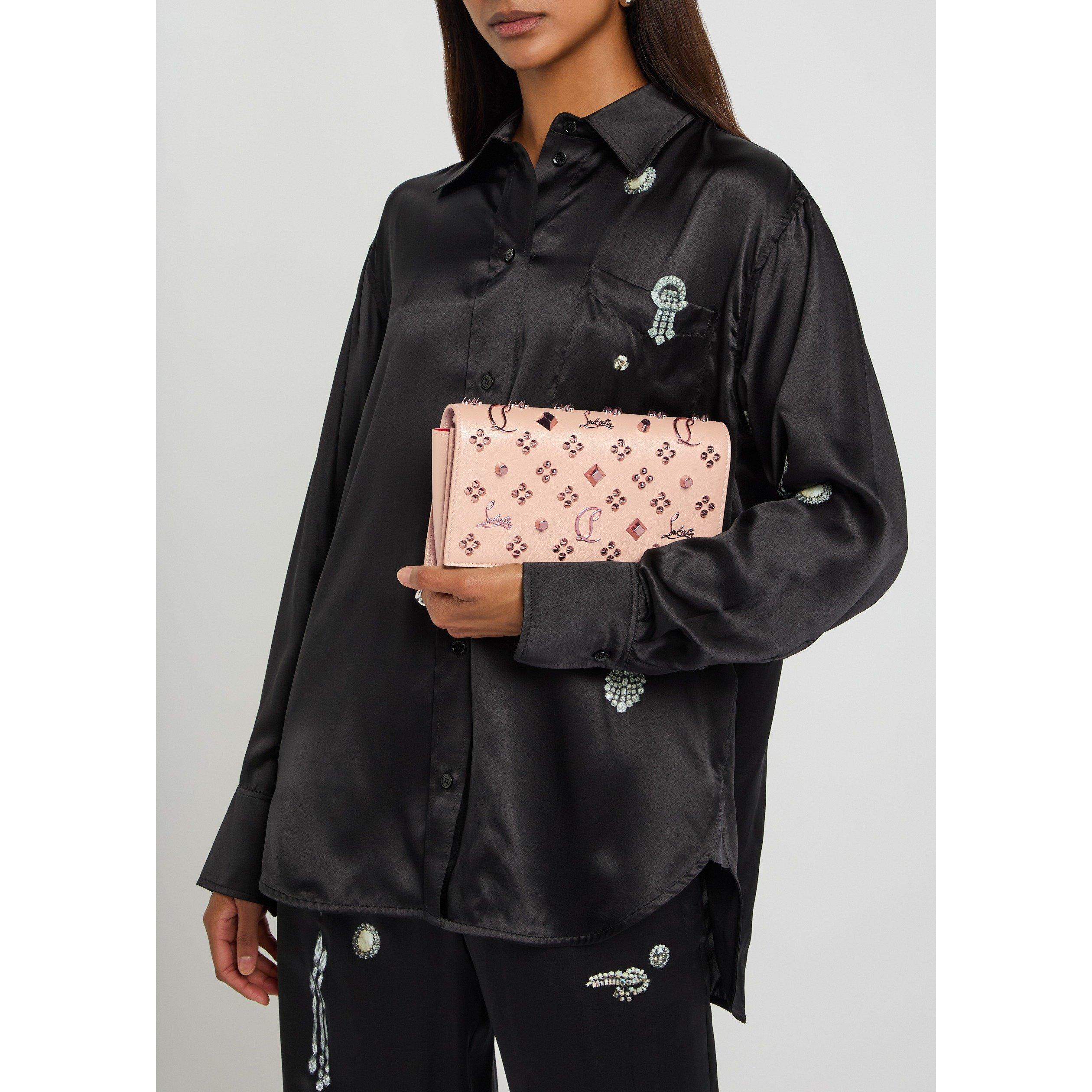 TAN - Christian Louboutin - PALOMA CLUTCH LOUBINTHESKY - 3