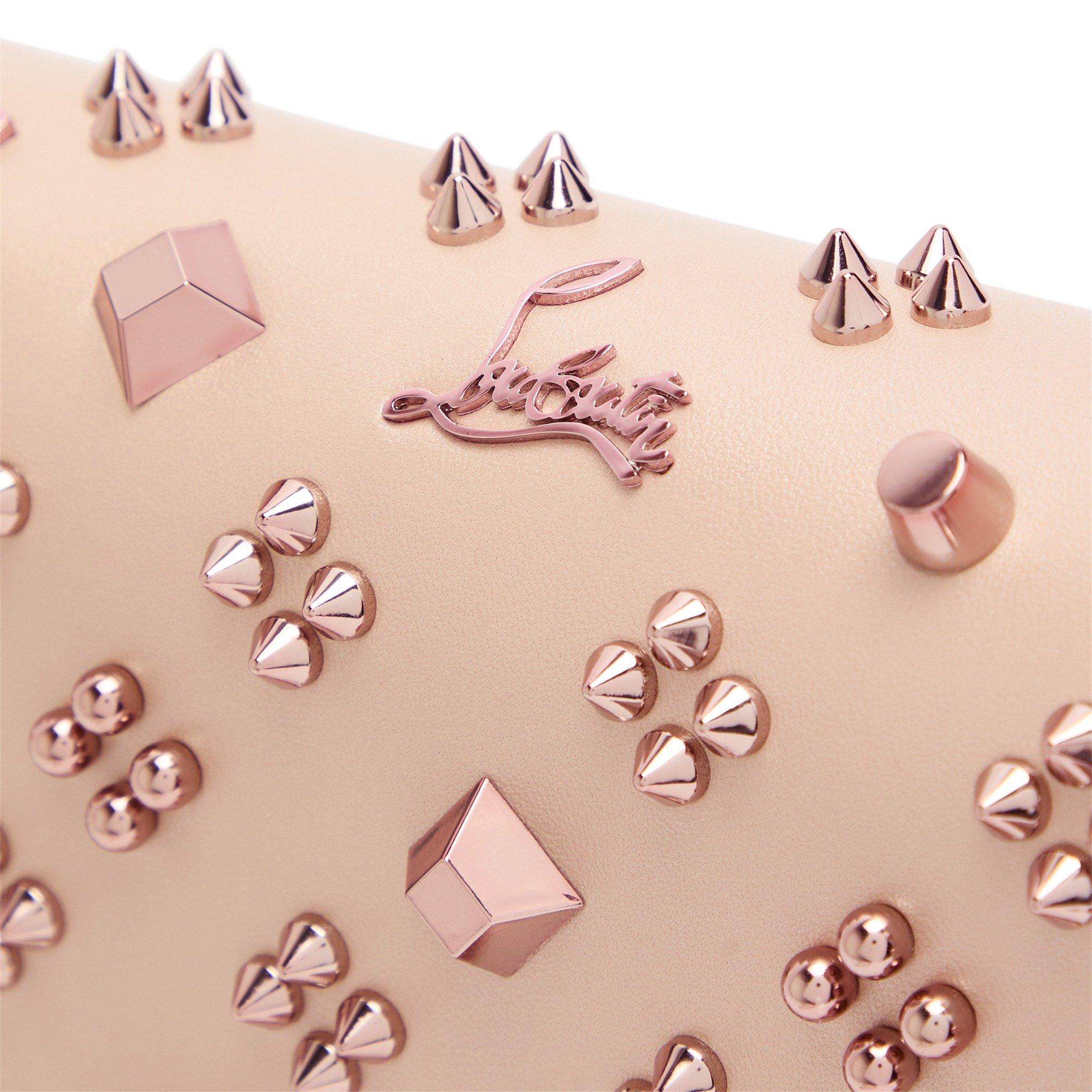 TAN - Christian Louboutin - PALOMA CLUTCH LOUBINTHESKY - 4