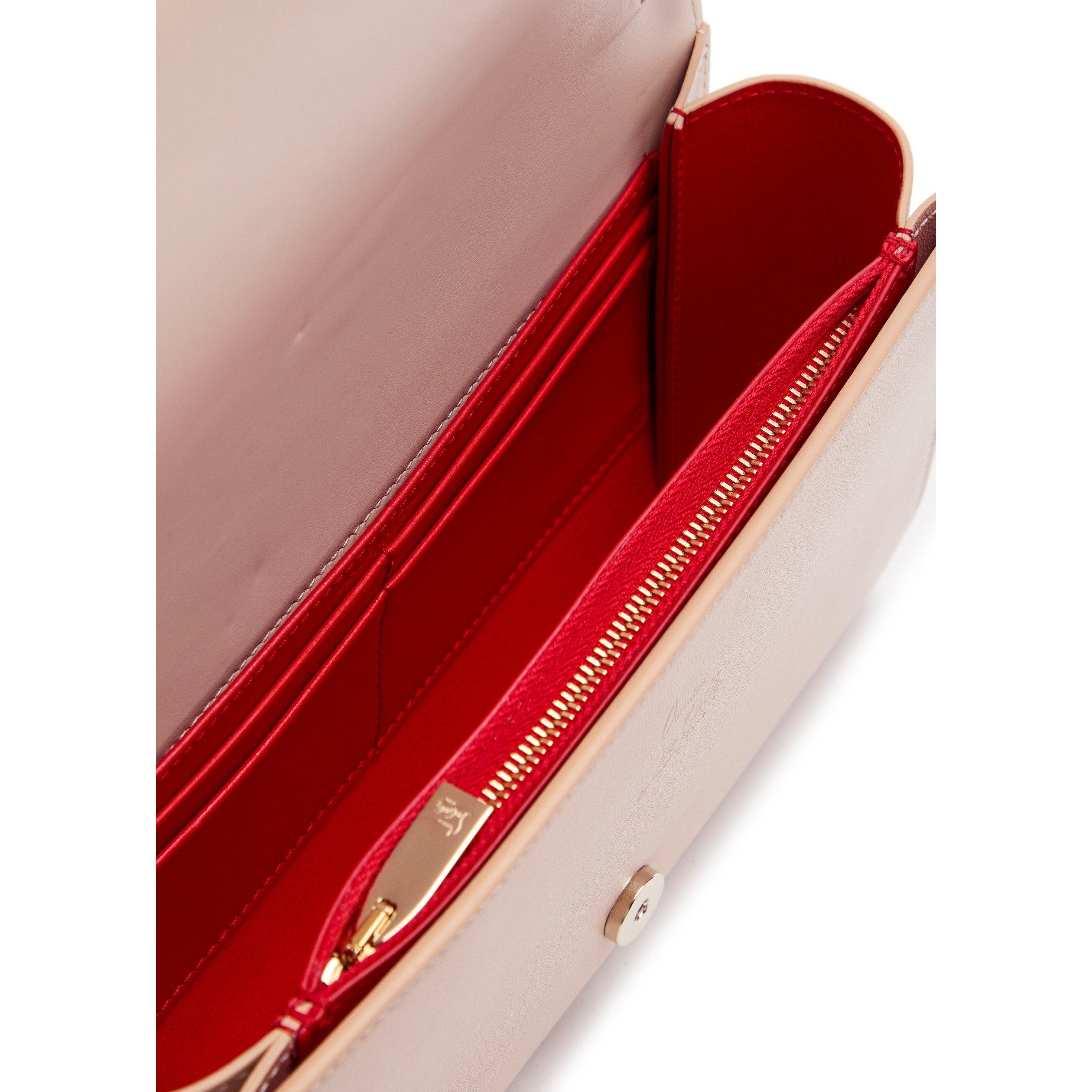 TAN - Christian Louboutin - PALOMA CLUTCH LOUBINTHESKY - 5