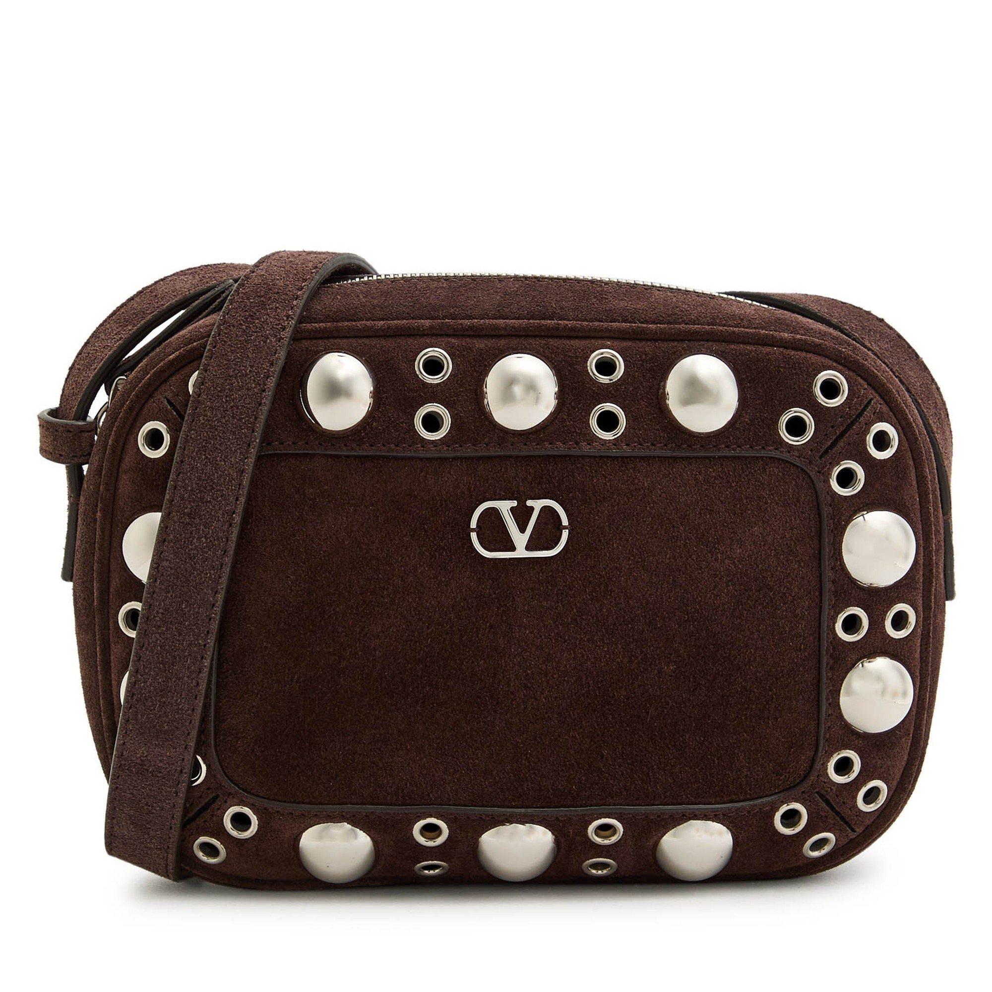 CHOCOLATE - Valentino - CROSS BODY BAG NELLCOTE FRAME