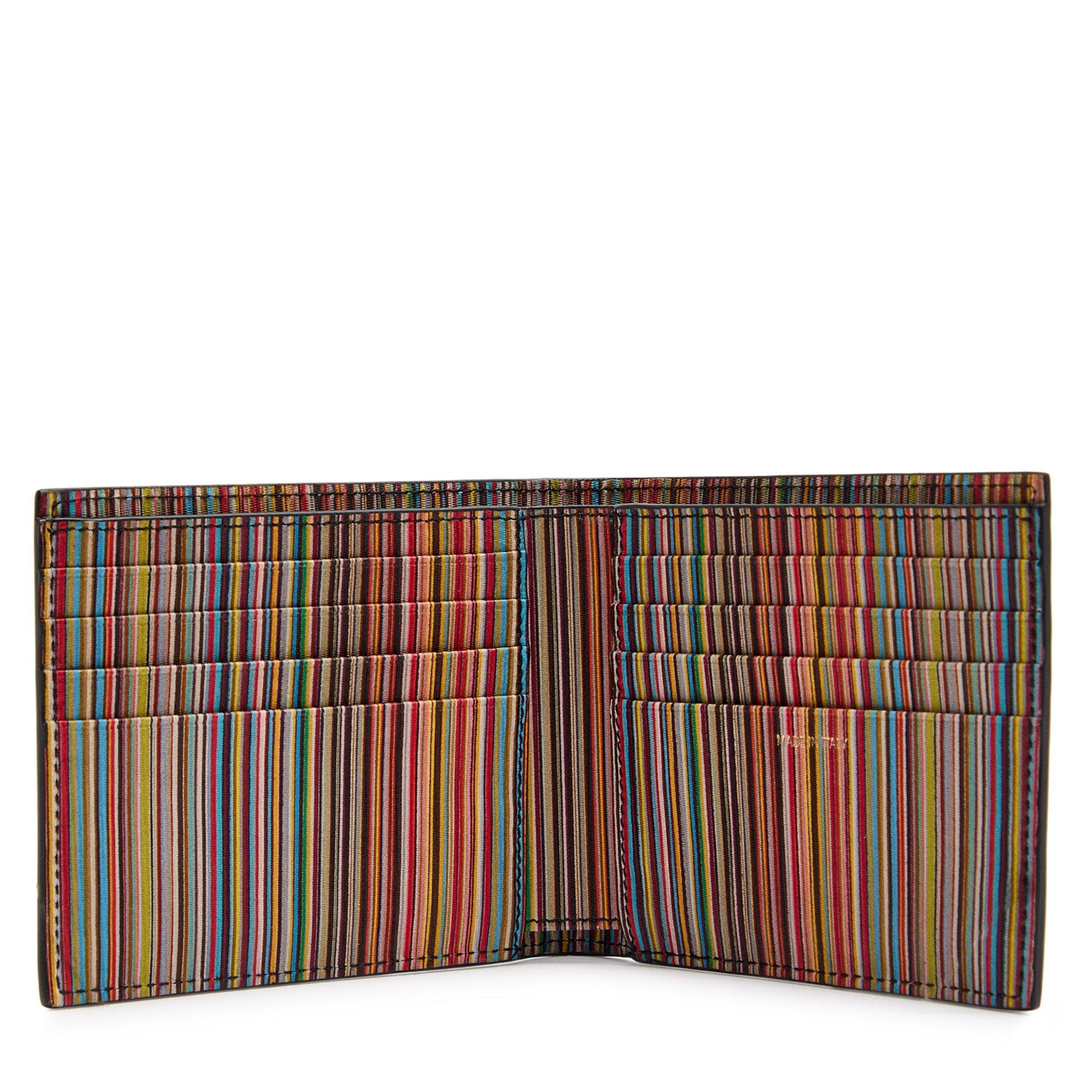 BLACK - Paul Smith - Men's Leather Billfold Wallet - 3