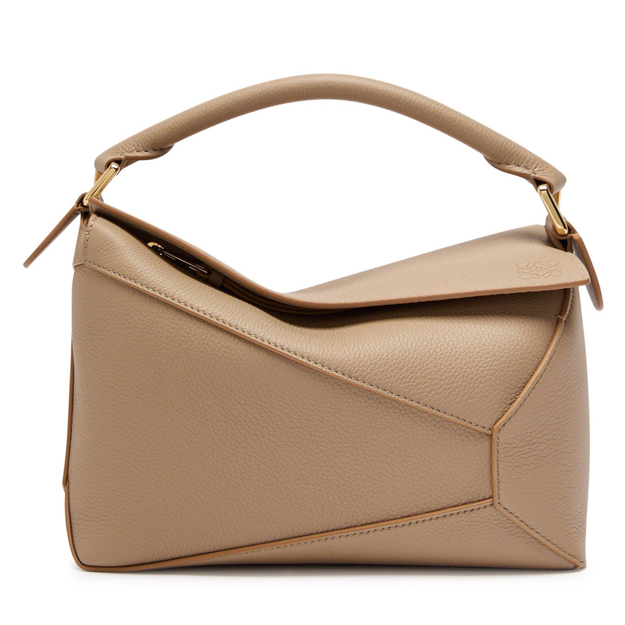SAND - LOEWE - PUZZLE EDGE SMALL BAG - 1