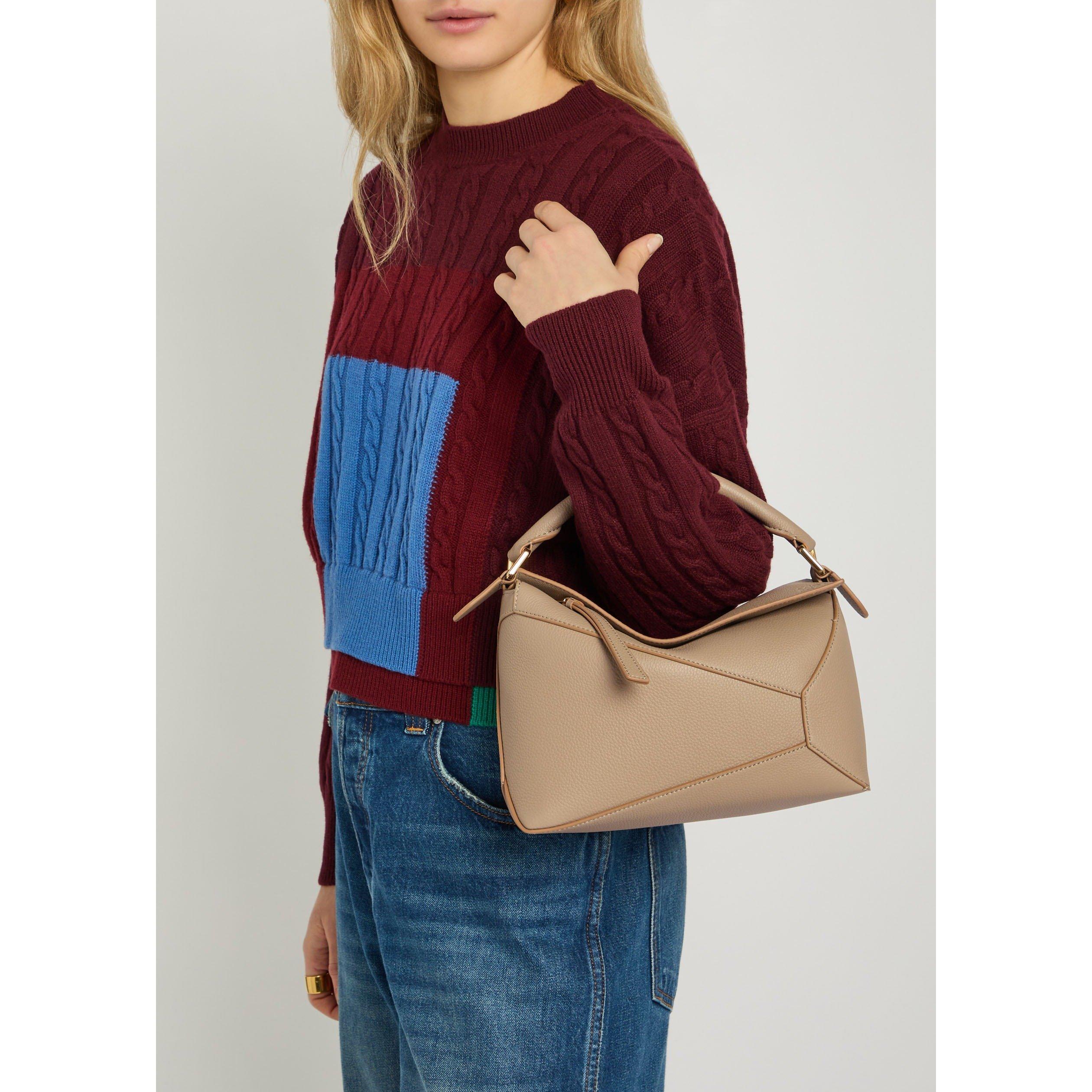 SAND - LOEWE - PUZZLE EDGE SMALL BAG - 3