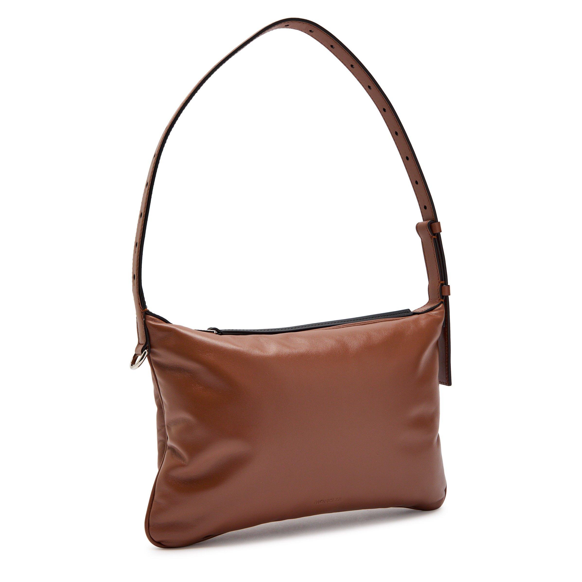 BROWN - Moncler - Women's Vetta Leather Shoulder Bag - 2