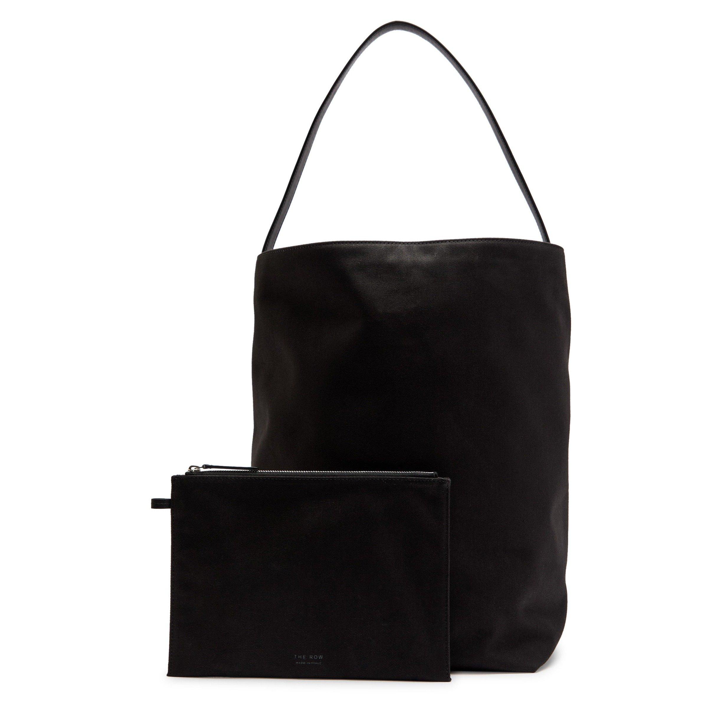 BLACK - The Row - Women's Large N/S Park Cotton Tote Bag - 6