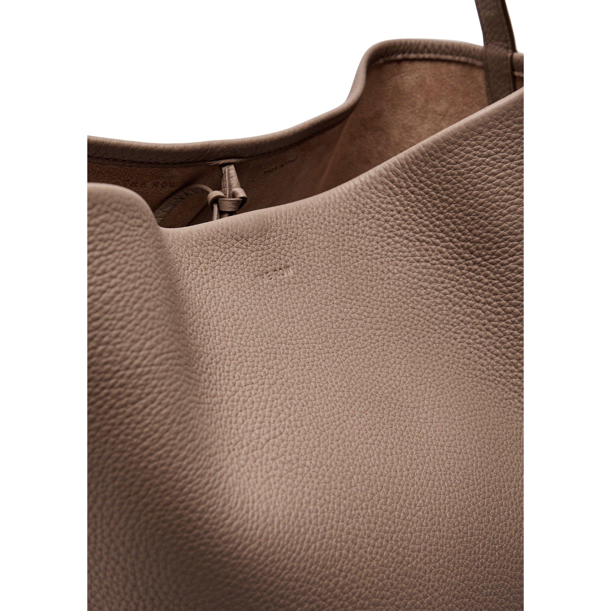 TAUPE - The Row - Women's Park Tote Large Leather Bag - 4