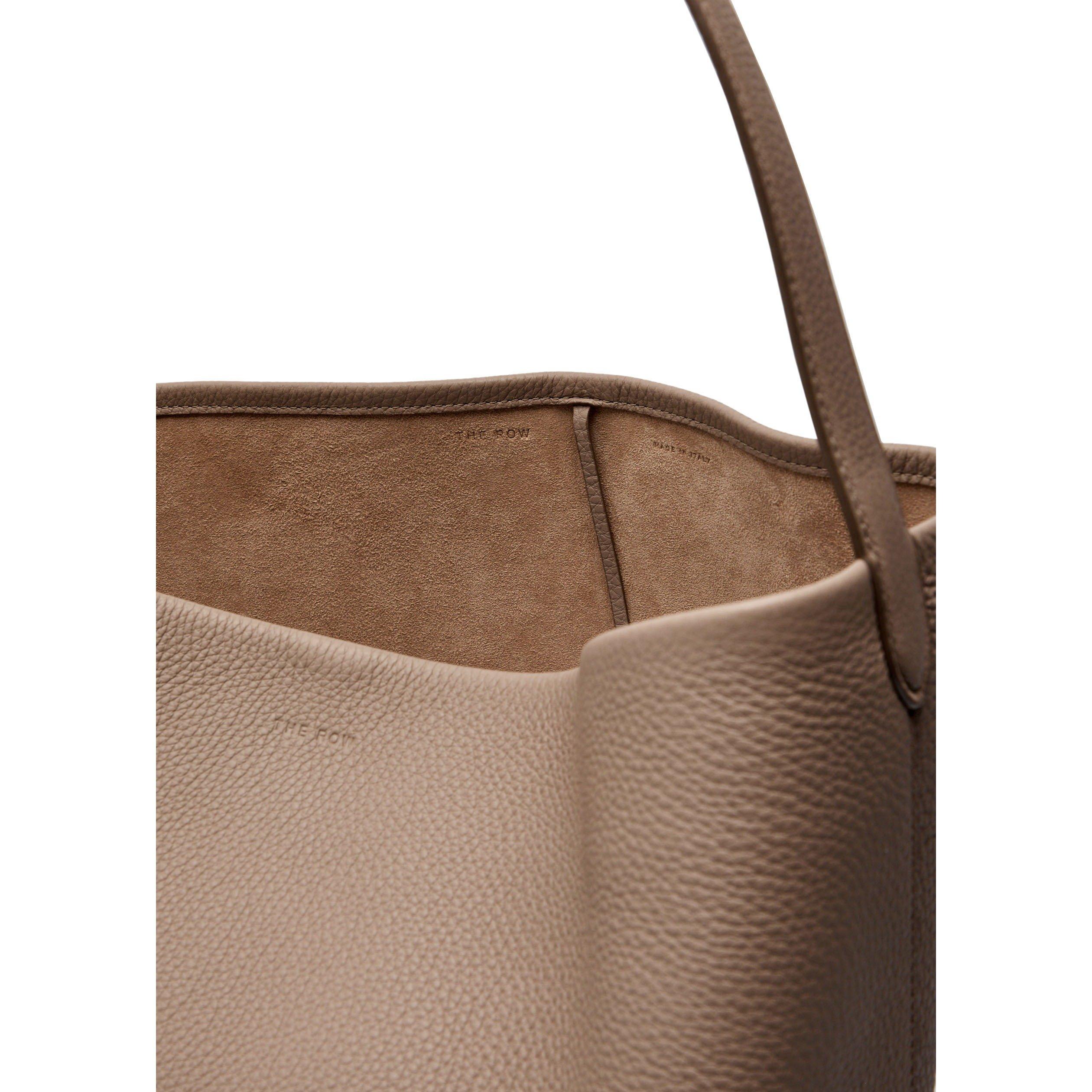 TAUPE - The Row - Women's Park Tote Large Leather Bag - 5