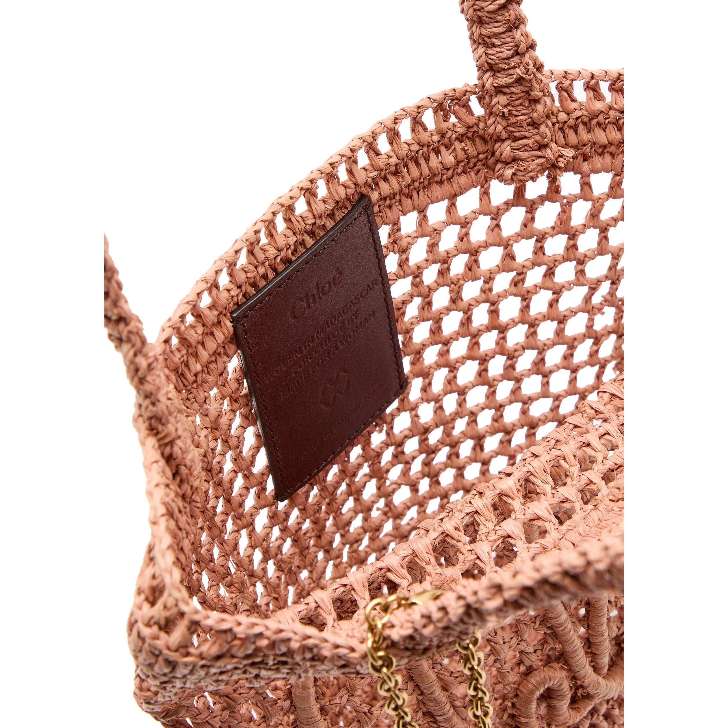 BEIGE - Chloe - Women's Summer Banana Straw Tote Bag - 5