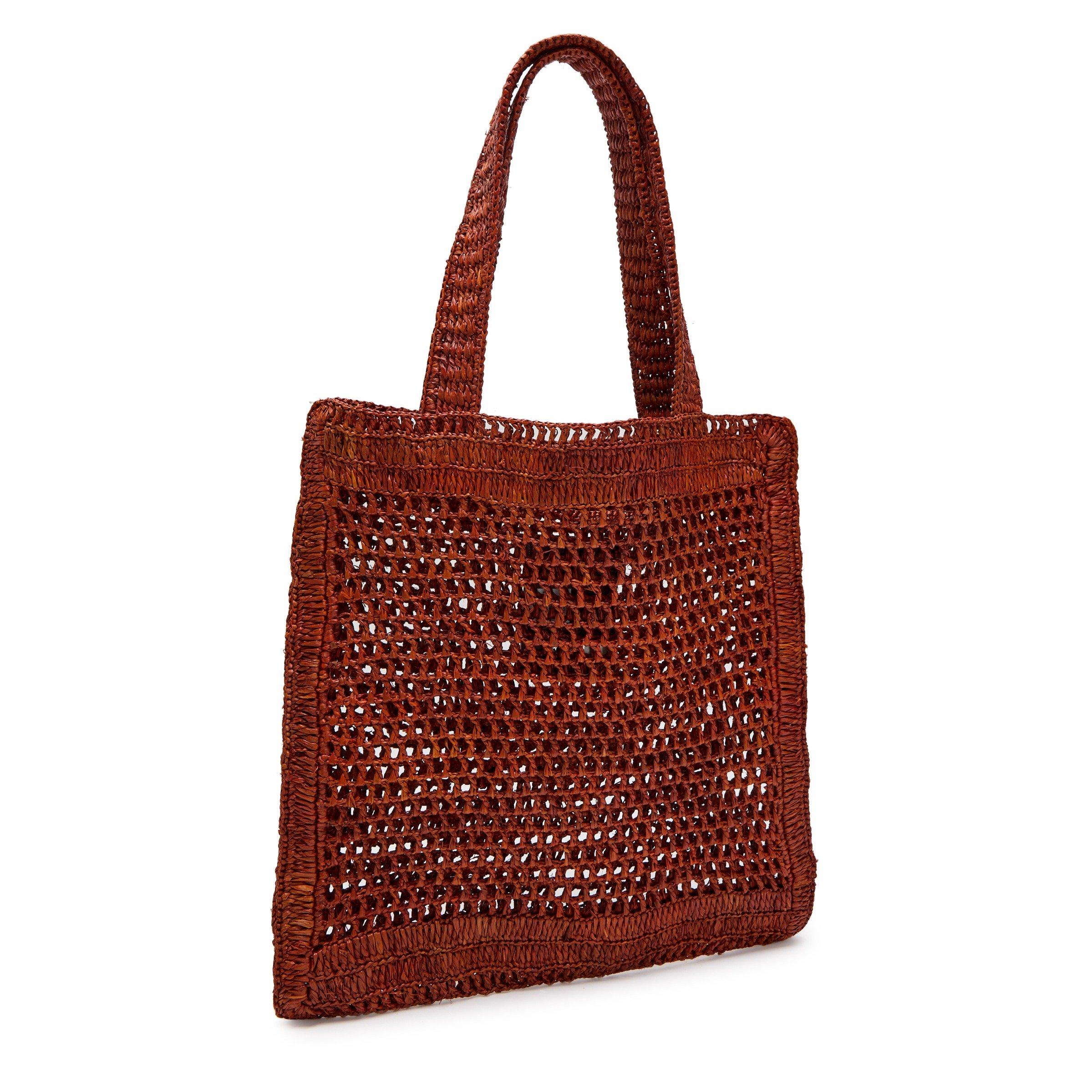 BROWN - Chloe - SUMMER BANANA N/W TOTE - 2