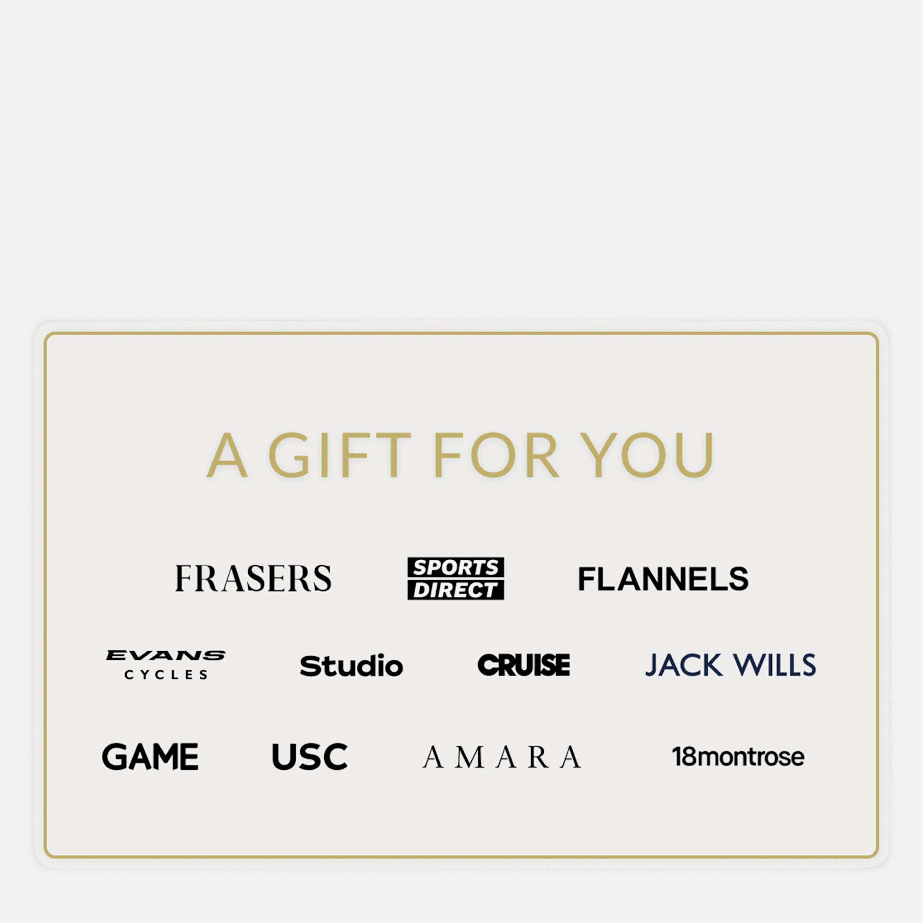 Multi Store E Voucher Gift Card Online and High Street
