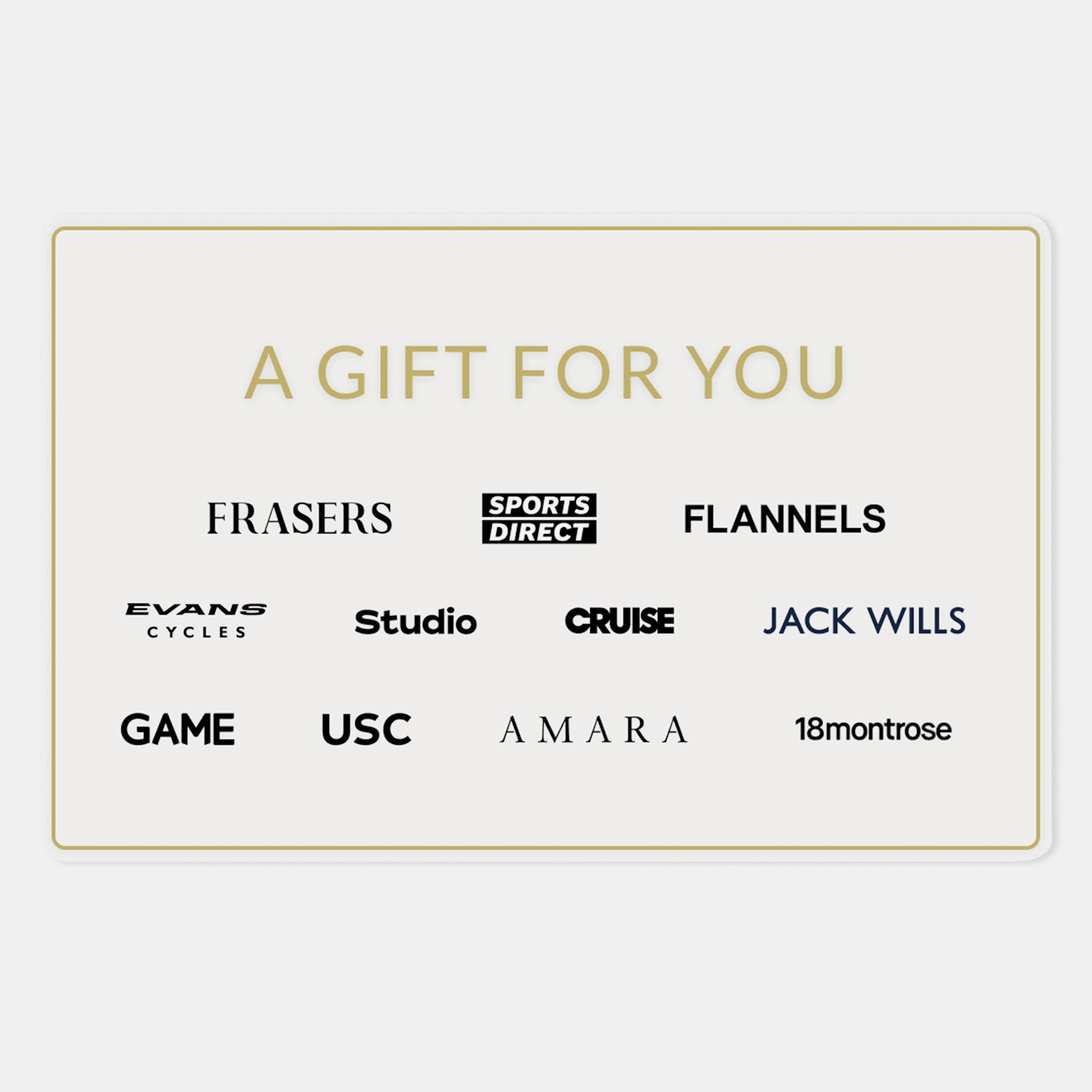 General - Gift Cards - Multi Store E-Voucher Gift Card - Online and High Street - 1