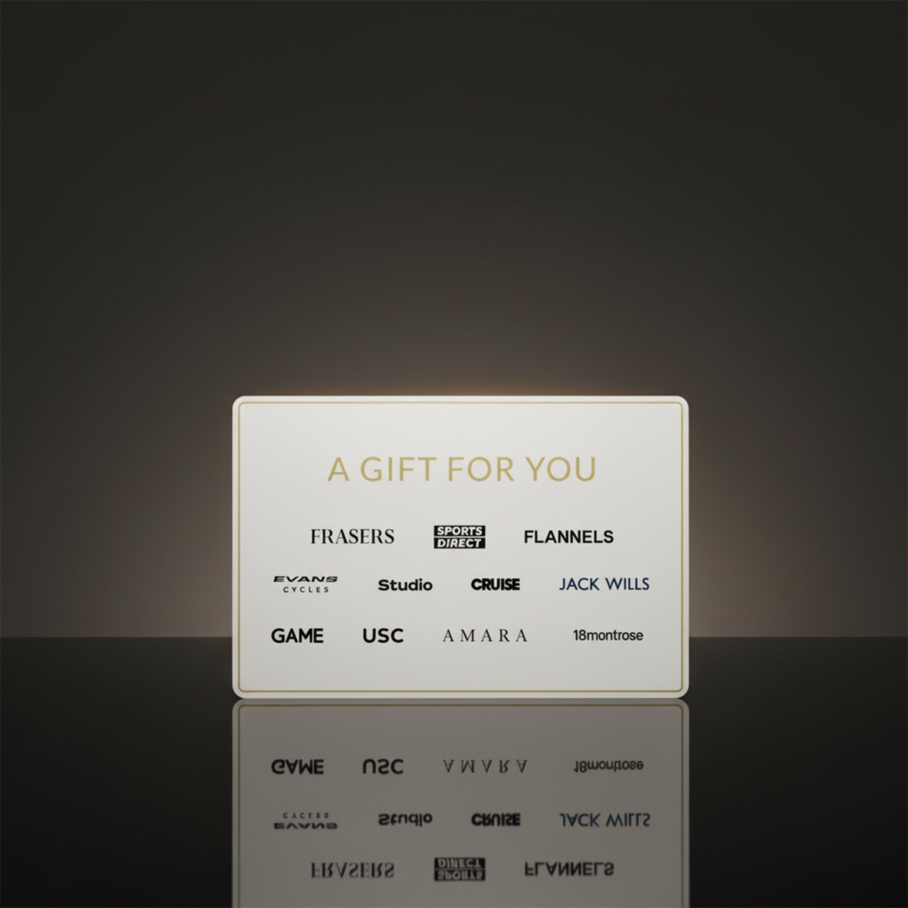 General - Gift Cards - Multi Store E-Voucher Gift Card - Online and High Street - 2