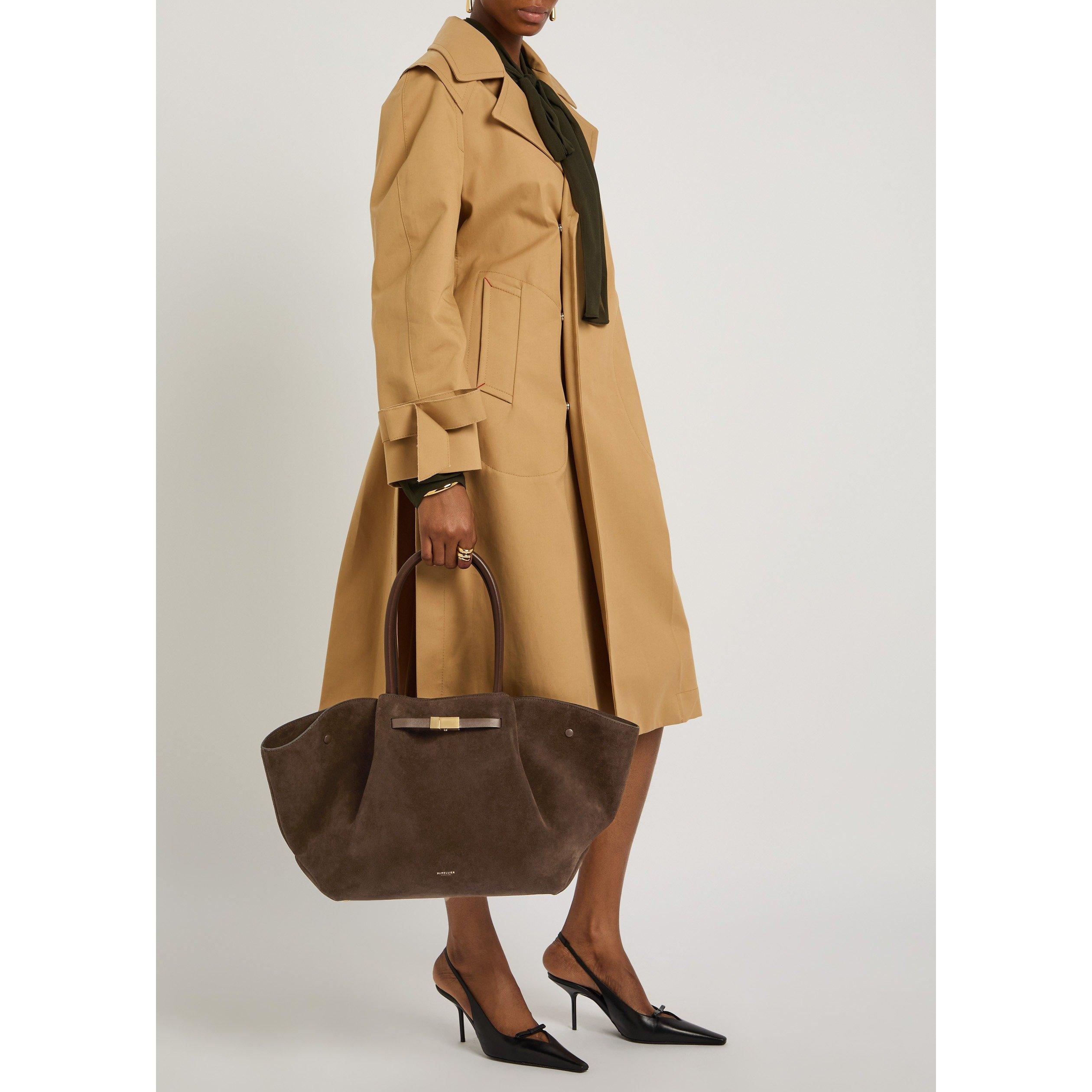 DARK BROWN - DeMellier - Women's New York Suede Tote Bag - 3