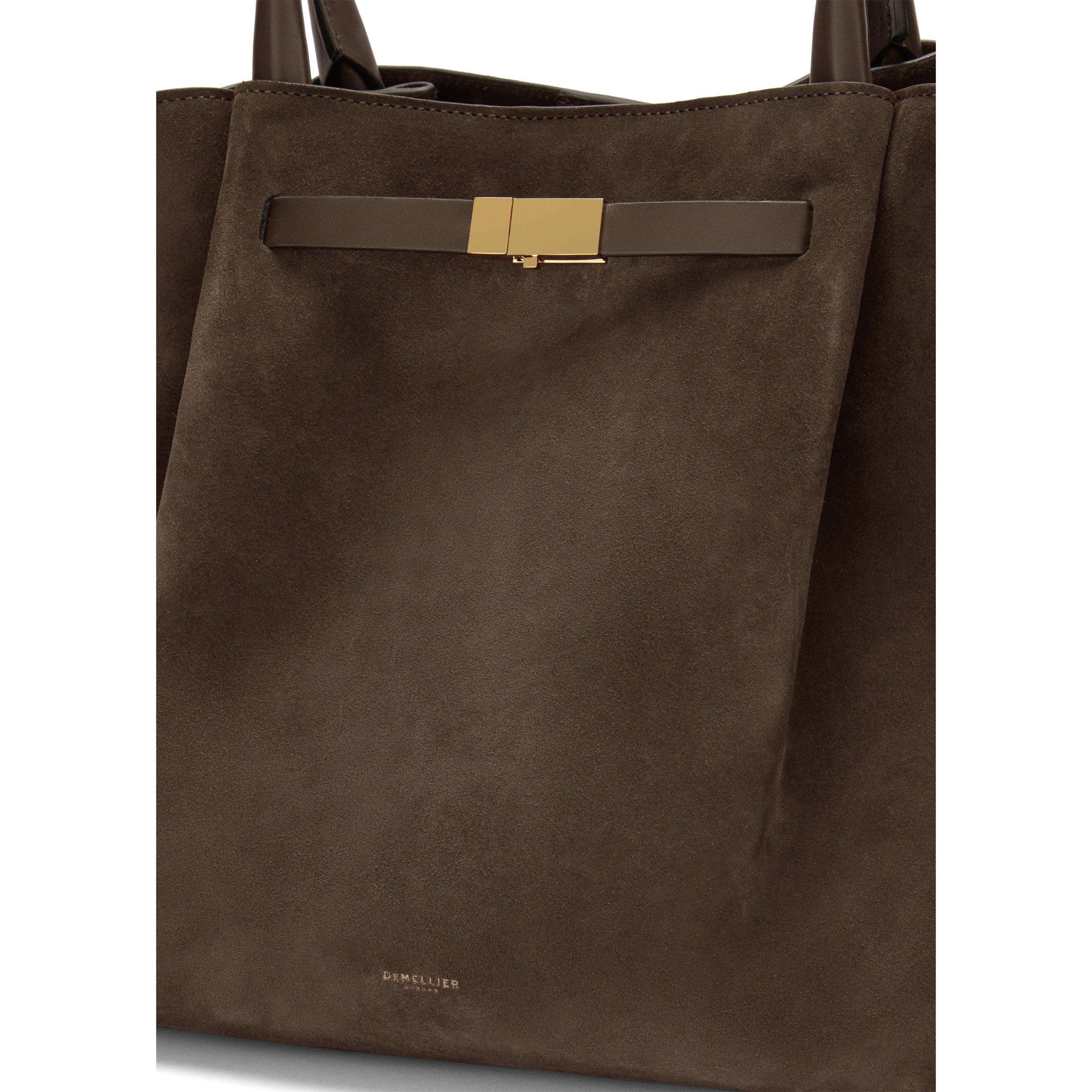 DARK BROWN - DeMellier - Women's New York Suede Tote Bag - 4