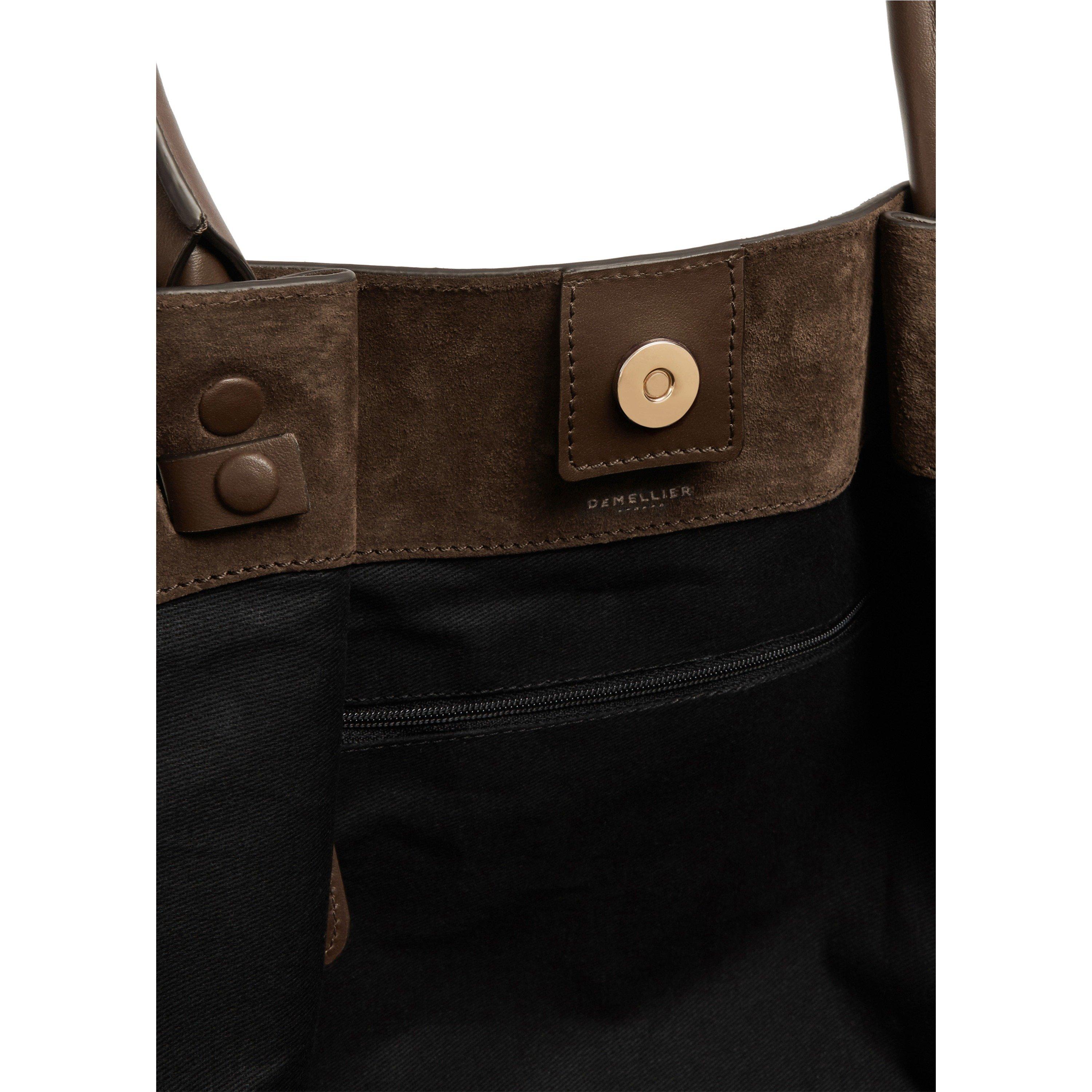 DARK BROWN - DeMellier - Women's New York Suede Tote Bag - 5