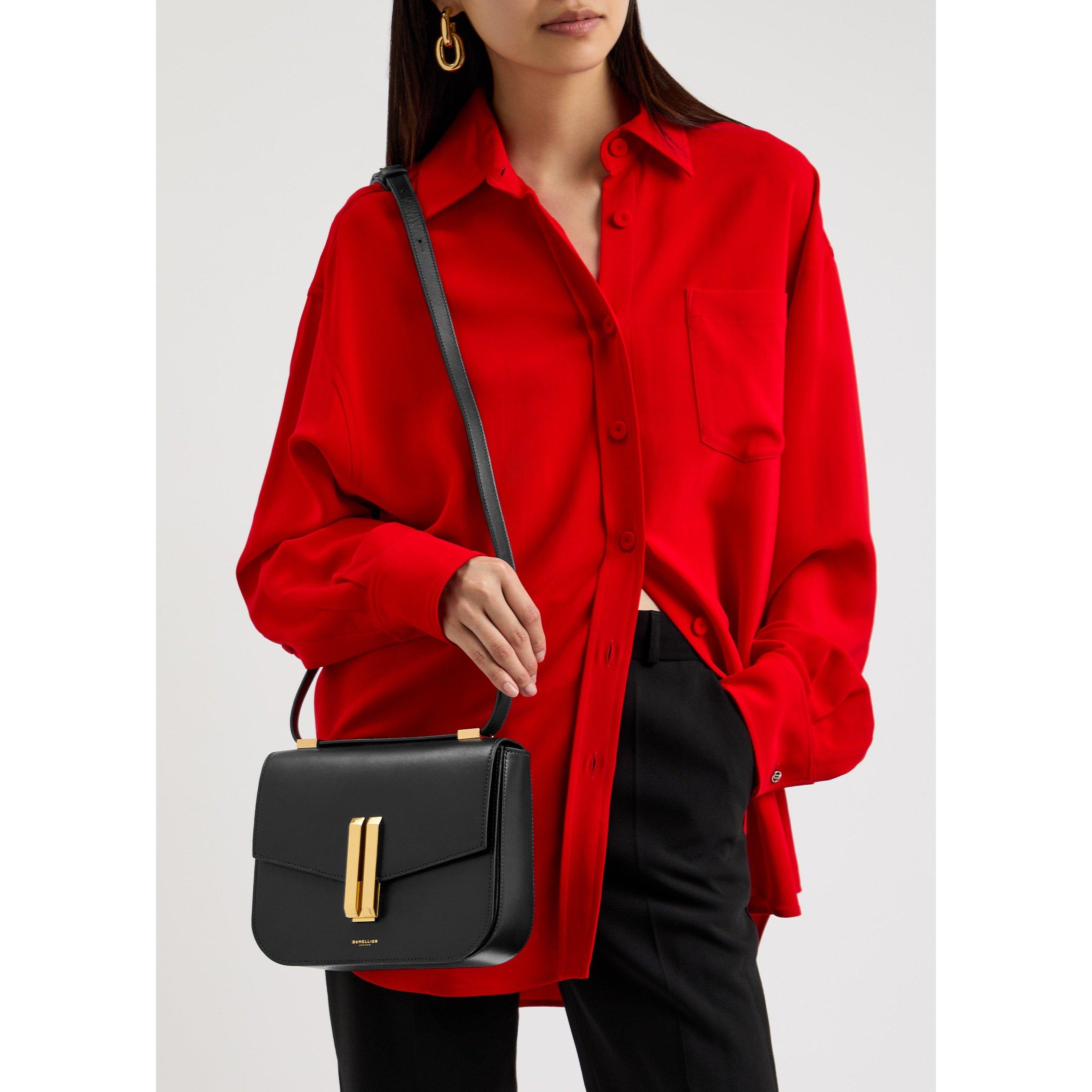 BLACK - DeMellier - VANCOUVER CROSSBODY BAG GRAIN - 6
