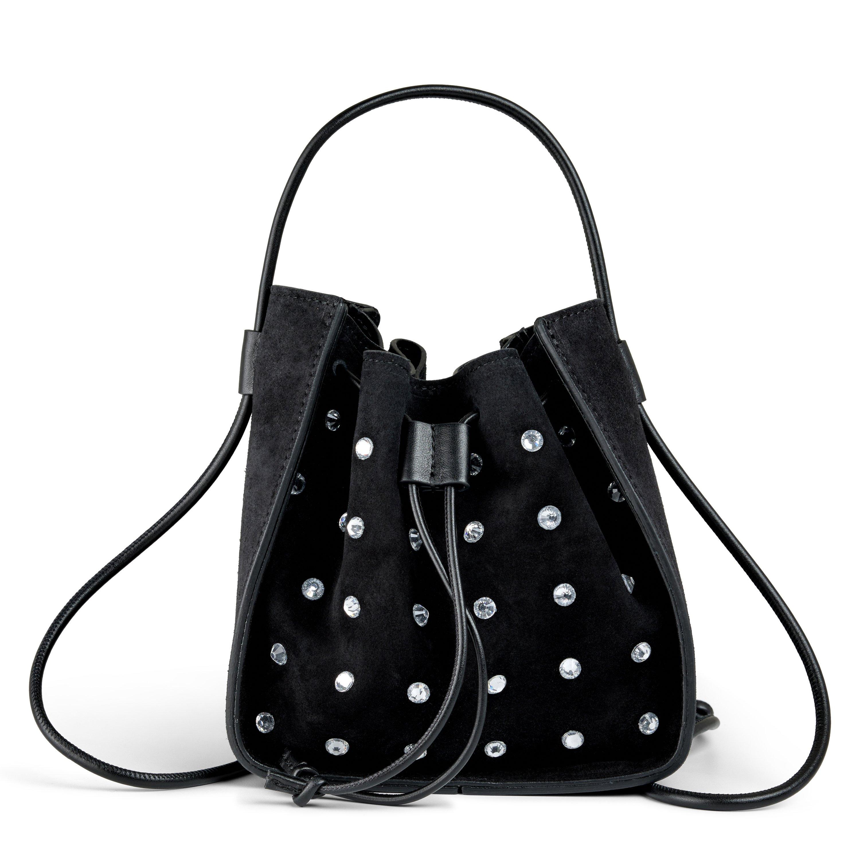 BLACK - Forte Forte - B SUEDE + CRYSTALS SMALL - 1