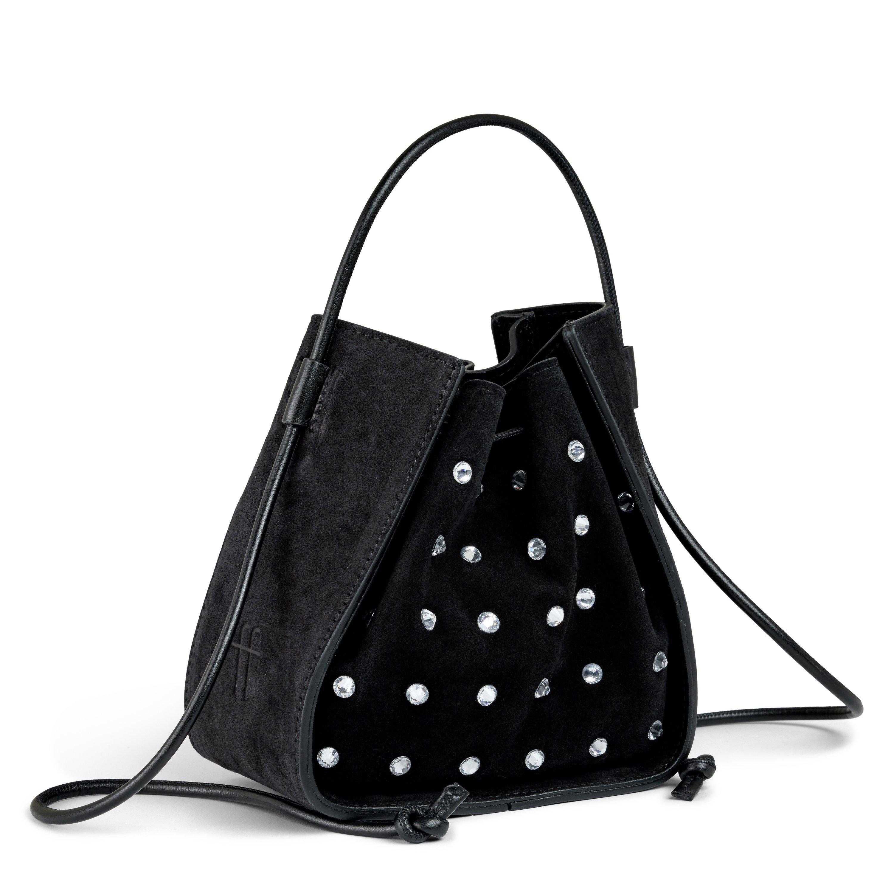 BLACK - Forte Forte - B SUEDE + CRYSTALS SMALL - 2