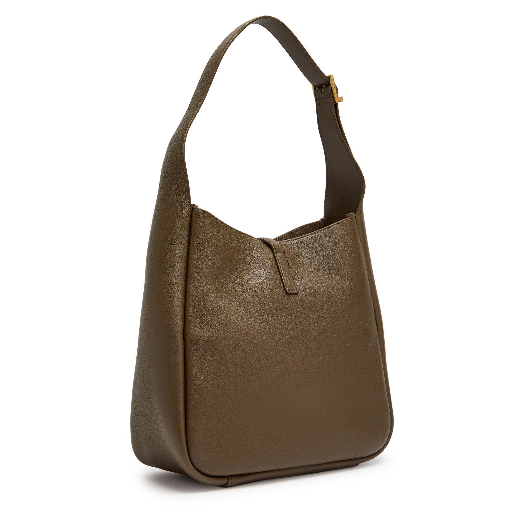 BROWN - Saint Laurent - 5 A 7 HOBO SMALL GRAIN - 2