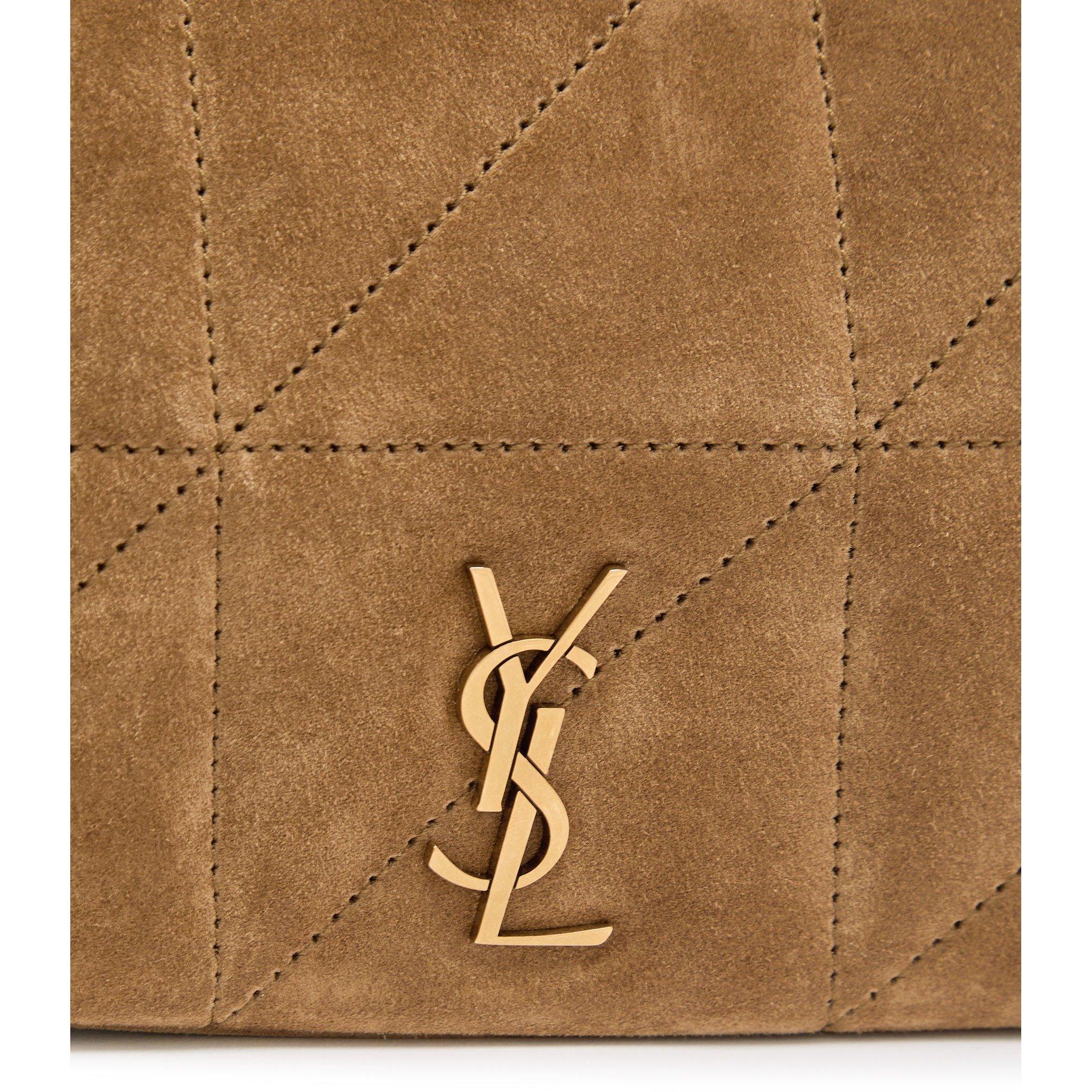 BROWN - Saint Laurent - MINI JAIMIE 4.3 SUEDE CHAIN BA - 4
