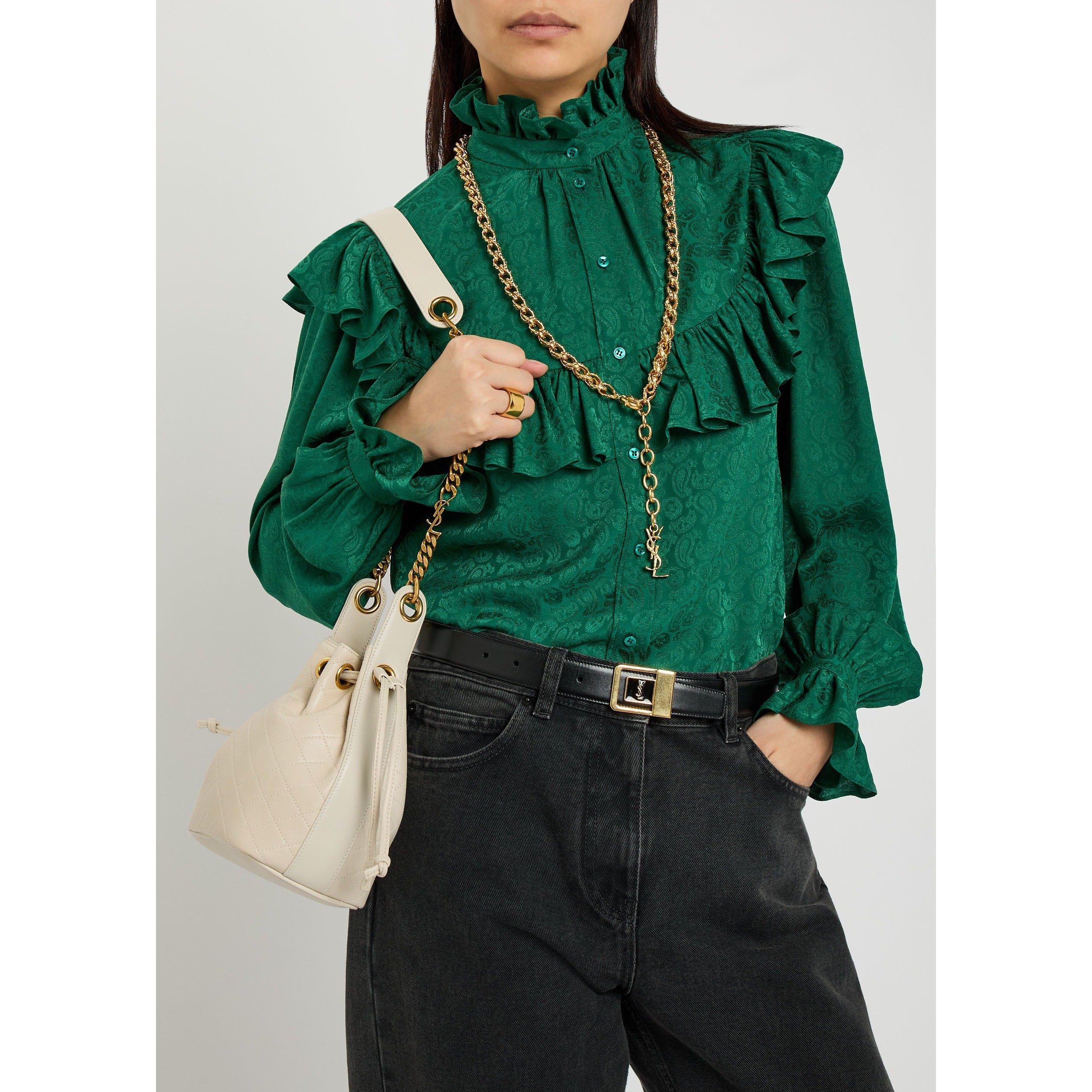 IVORY - Saint Laurent - CHAIN BUCKET SMALL - 3