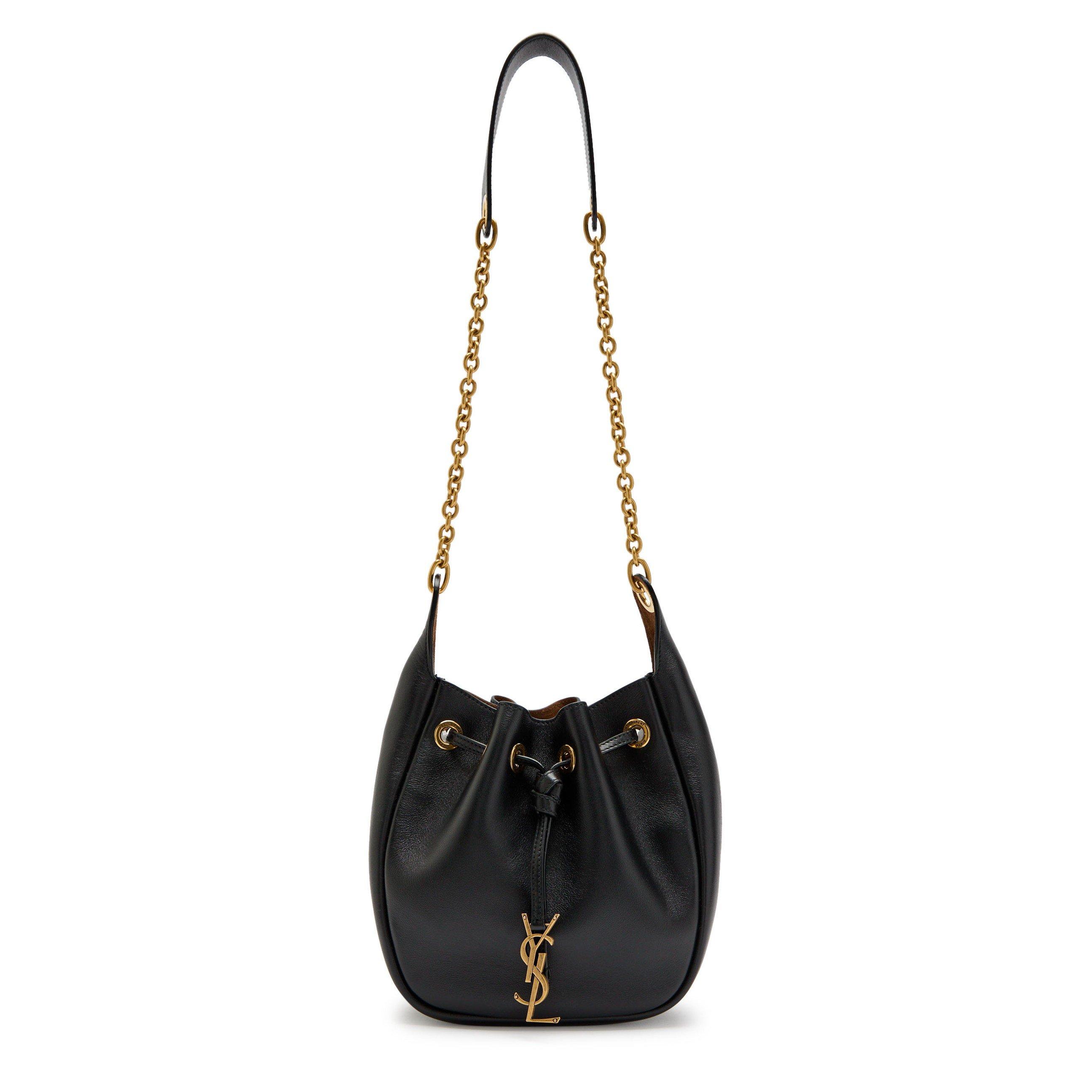 BLACK - Saint Laurent - SUPPLE BUCKET W LOGO - 1