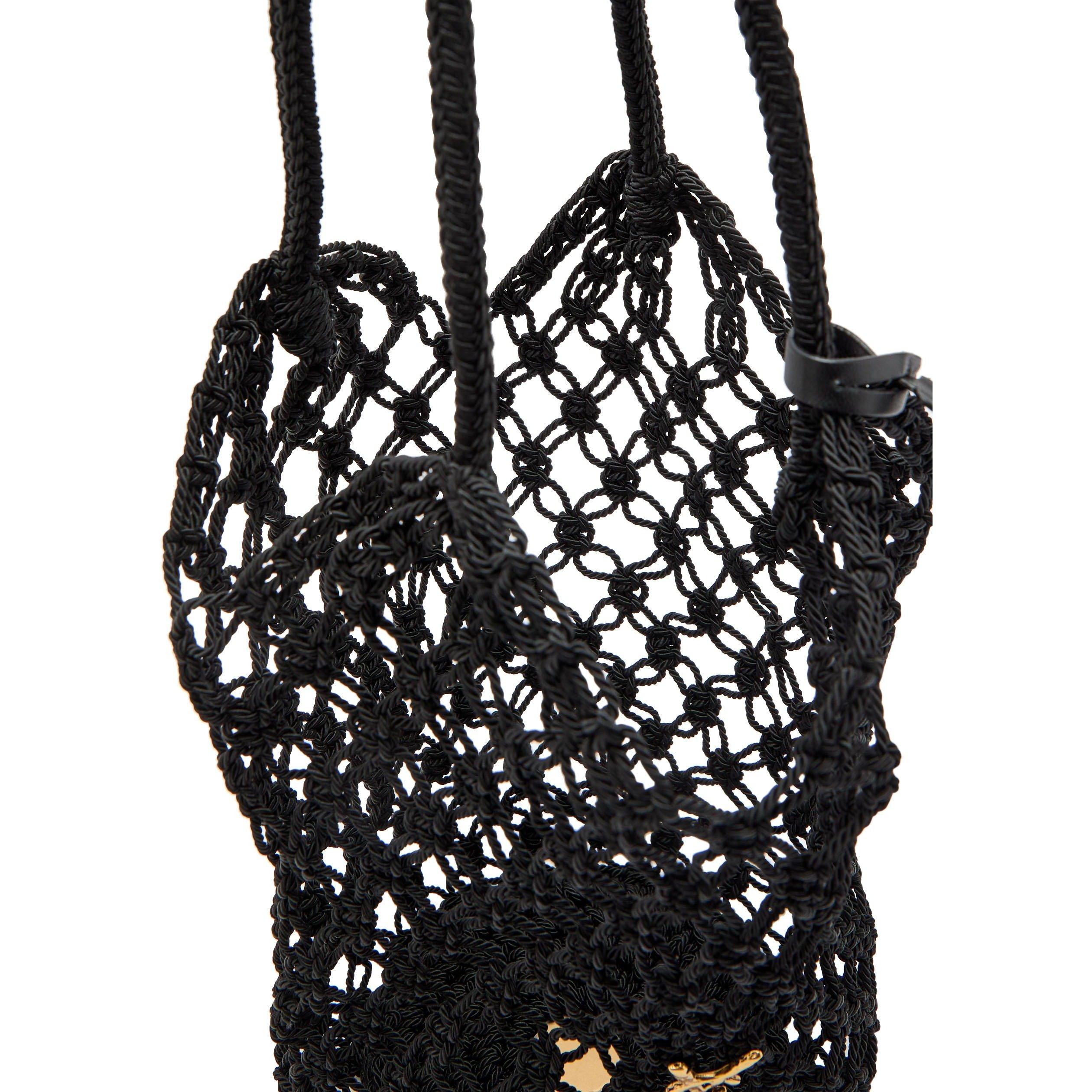 BLACK - Saint Laurent - KNIT HOBO LARGE - 4