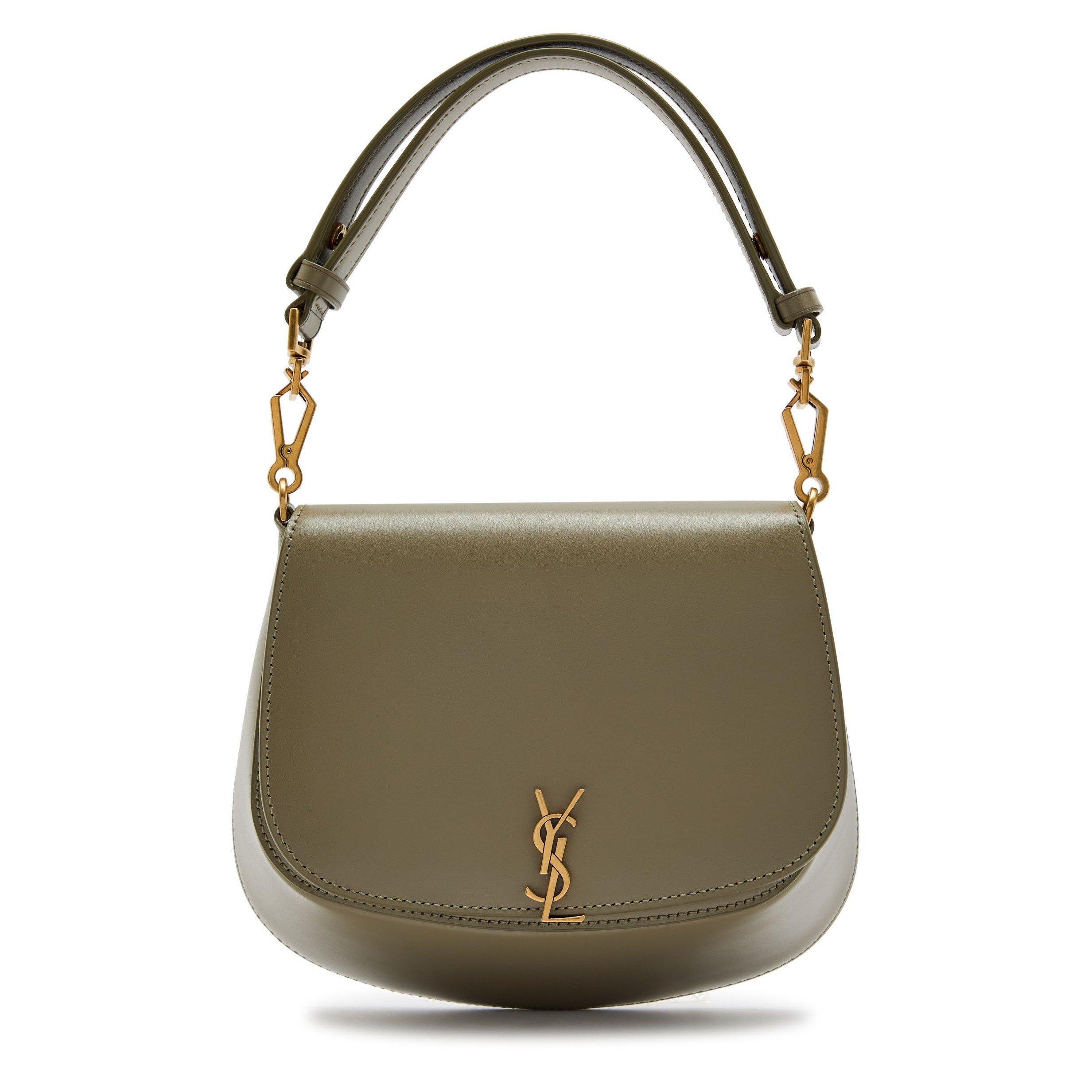 GREEN - Saint Laurent - VOLTAIRE CALF LEATHER - 1
