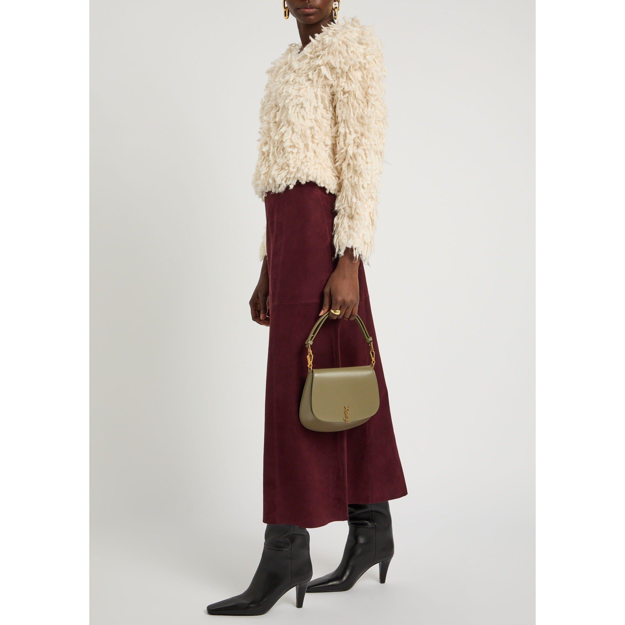 GREEN - Saint Laurent - VOLTAIRE CALF LEATHER - 6