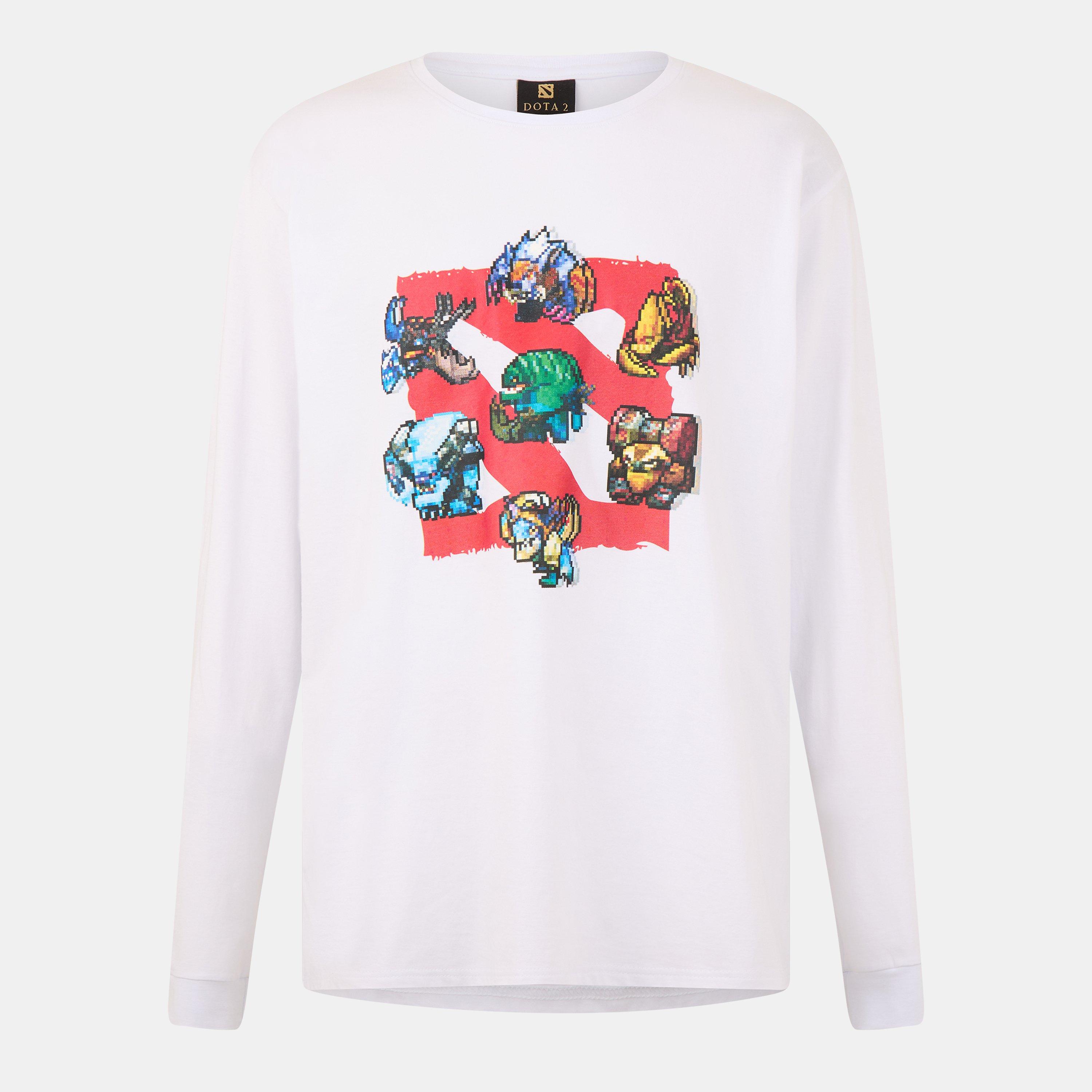 None - GAME - DOTA PIXEL Long-Sleeve T-Shirt - 1